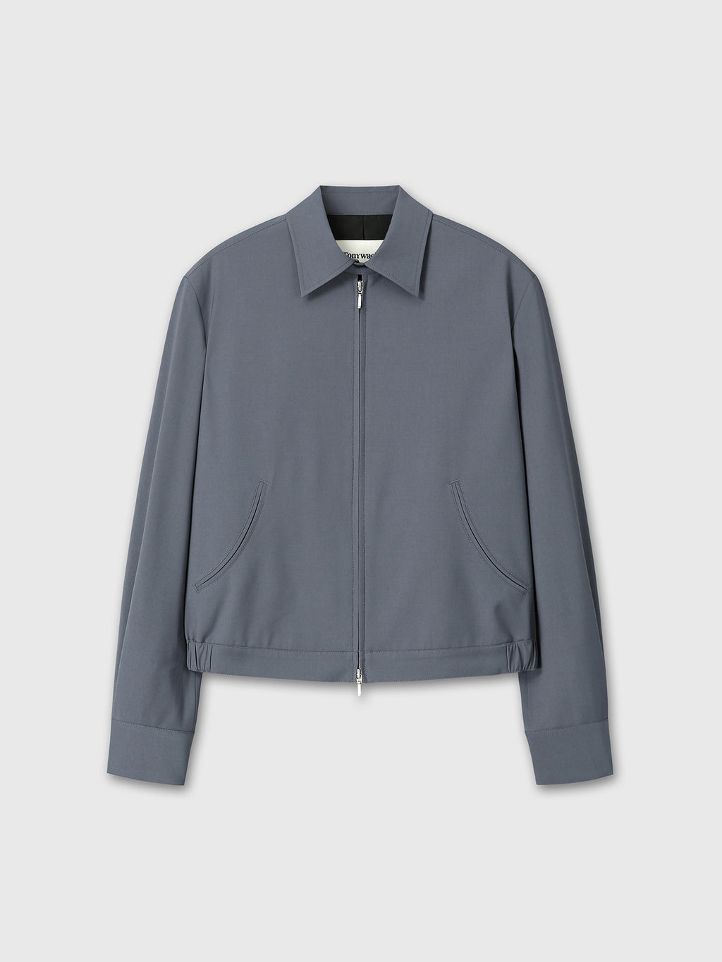 Tonywack - Tropical Wool Blouson Jacket (Slate Grey) product image 9 | TRAB K-Fashion Australia