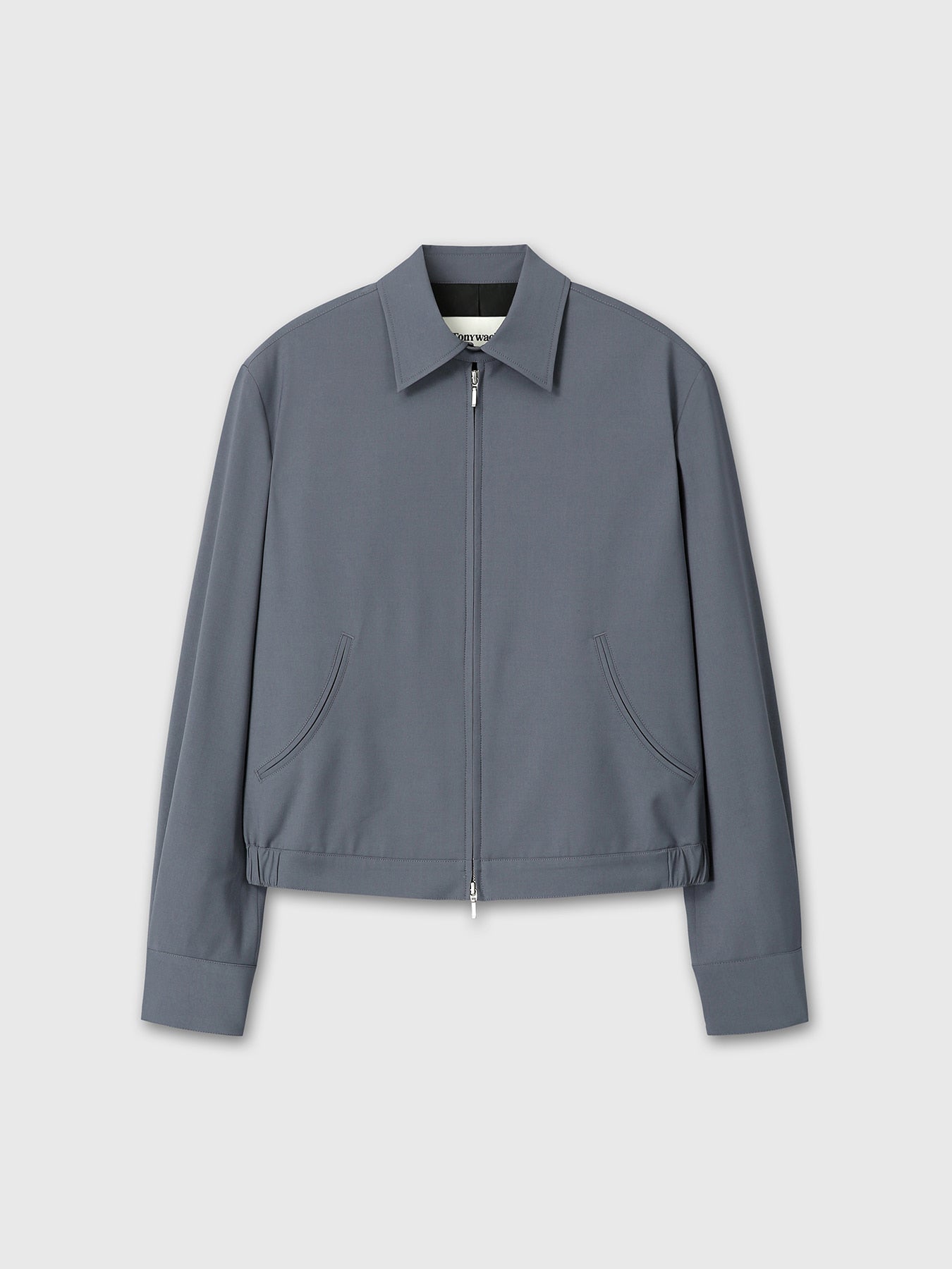 Tonywack - Tropical Wool Blouson Jacket (Slate Grey) product image 9 | TRAB K-Fashion Australia