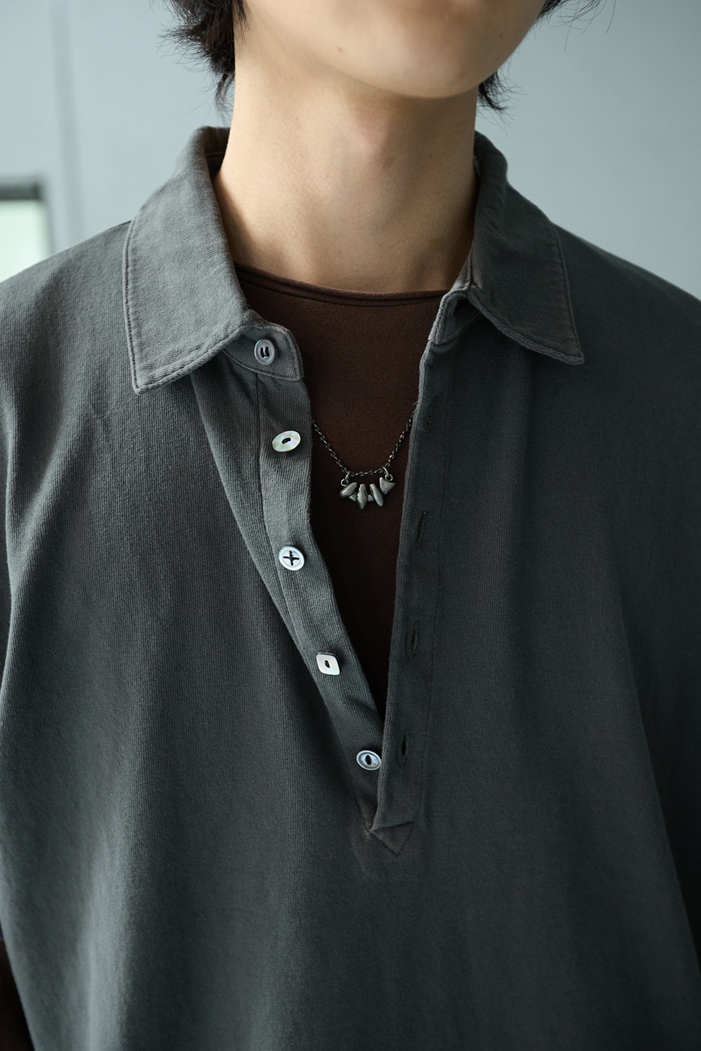 Hatchingroom - 4B Polo Tee Bleached (Moss) product image 11 | TRAB K-Fashion Australia