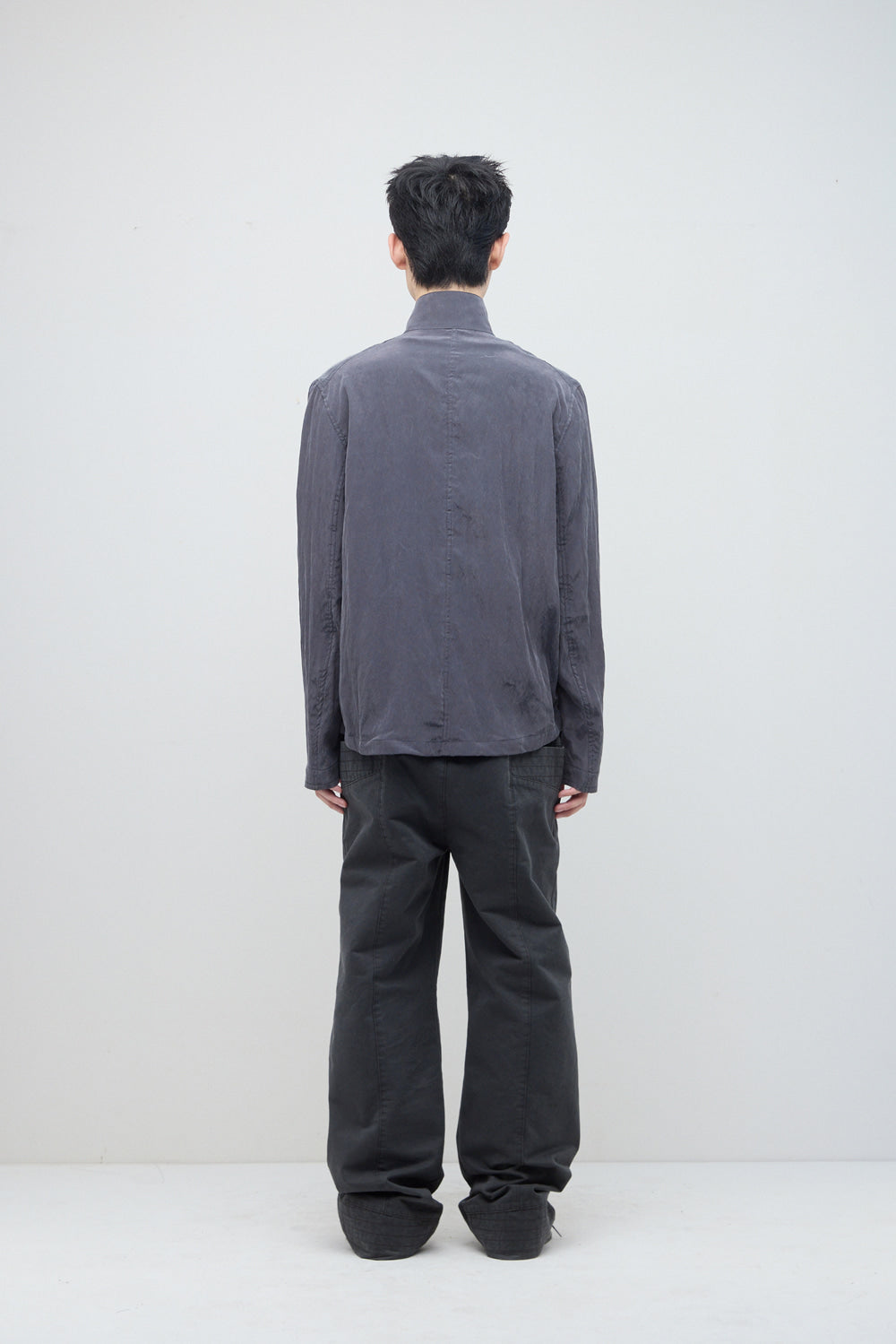 Hatchingroom - High Neck Shirket (Charcoal) product image 6 | TRAB K-Fashion Australia