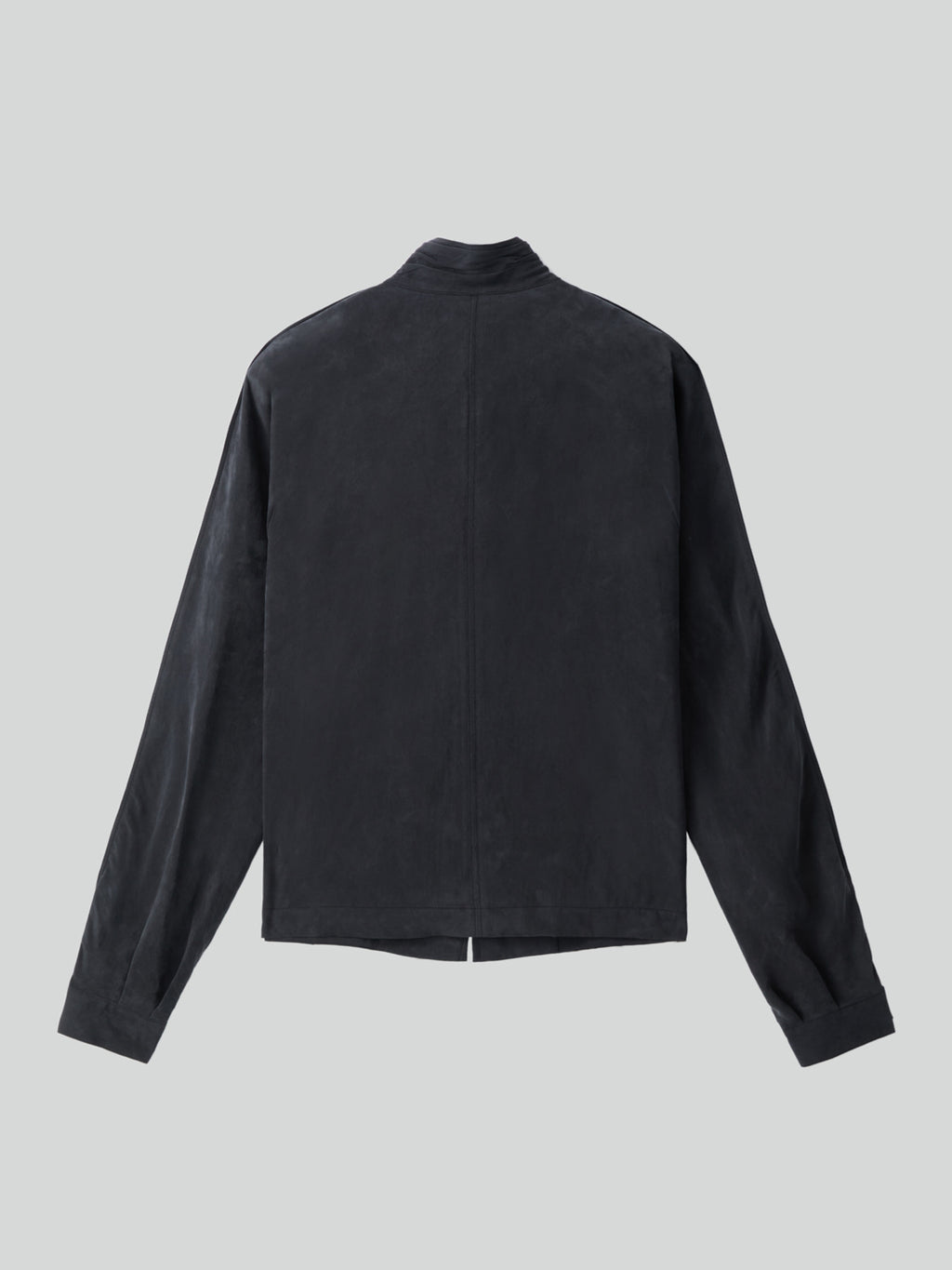Recto - Collar Detail Fluid Zip Blouse (Black) product image 8 | TRAB K-Fashion Australia