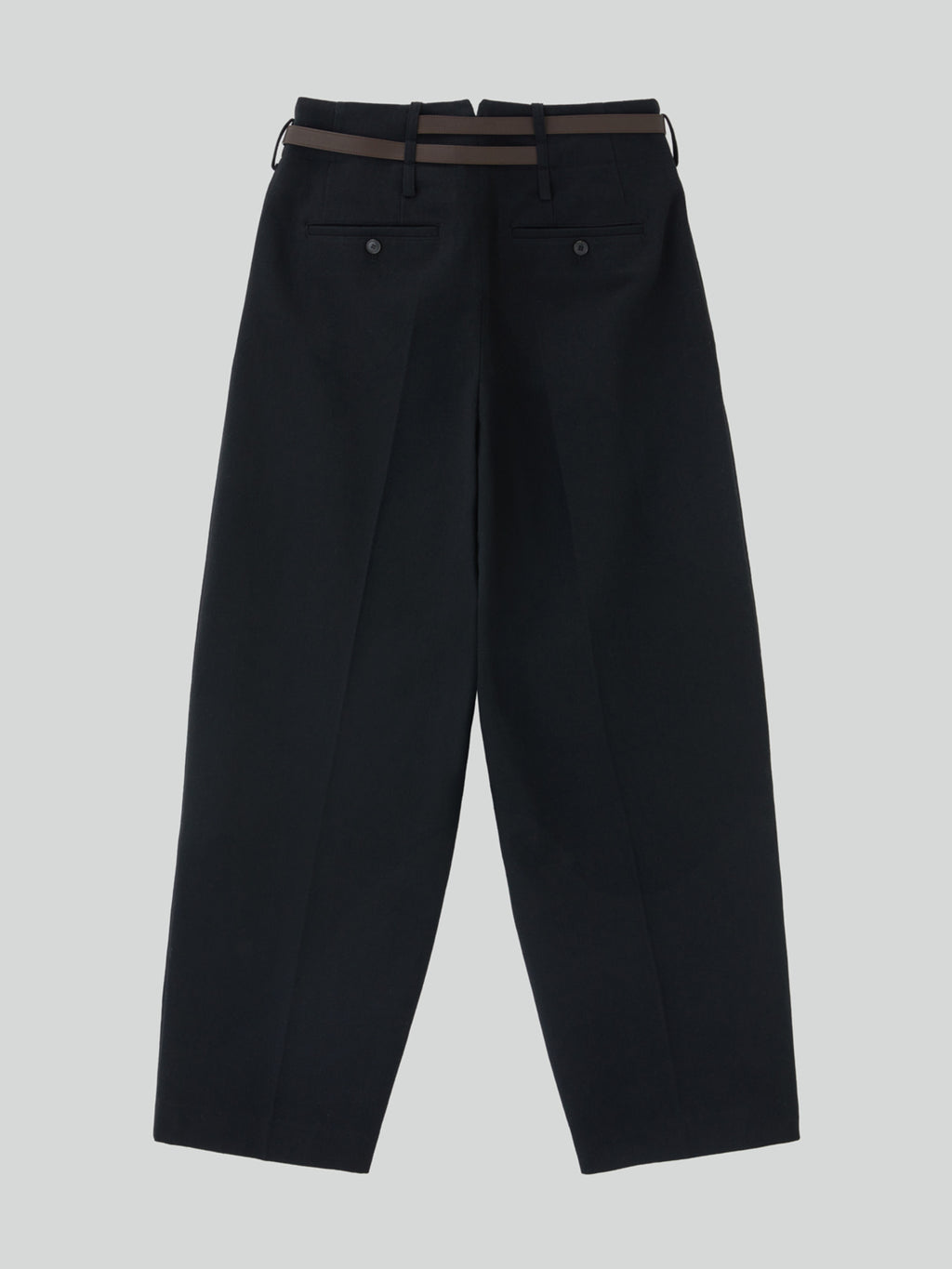 Recto - Quincy Wool Belted Pants (Black) product image 3 | TRAB K-Fashion Australia