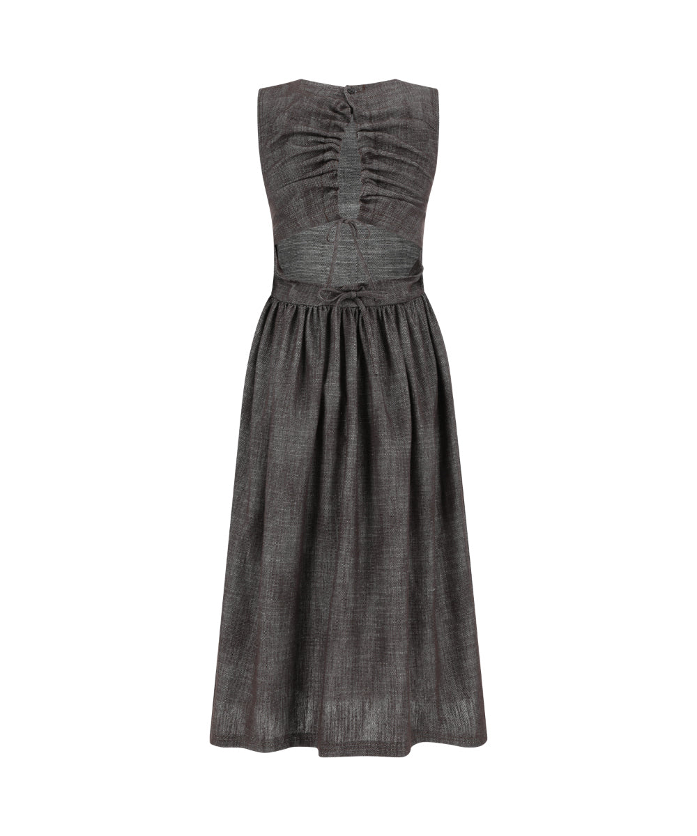 Coyseio - Round Cut Out Dress (Brown) product image 10 | TRAB K-Fashion Australia