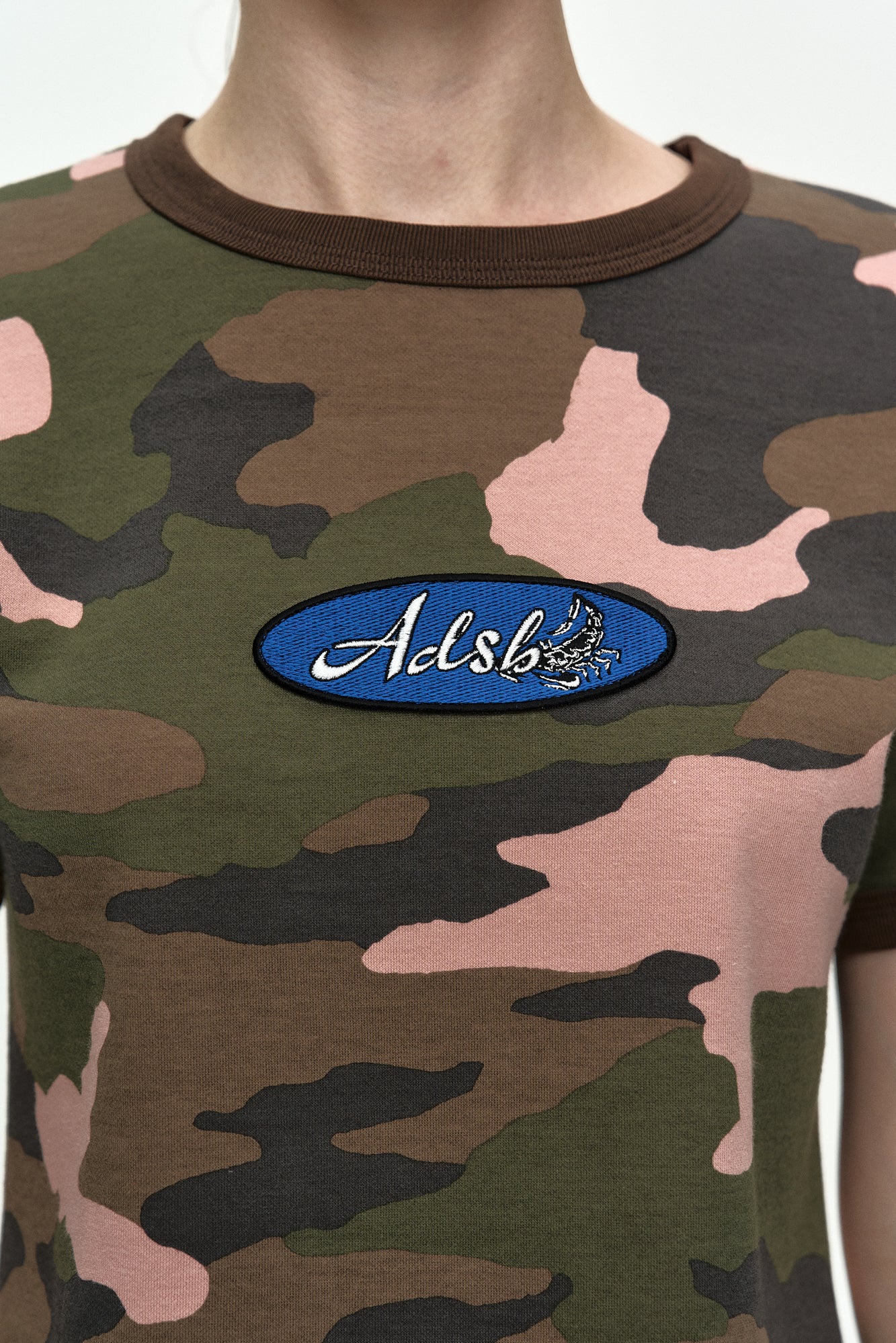 Andersson Bell - (essential) Camouflage Baby Ringer T-Shirt (Essential) product image 5 | TRAB K-Fashion Australia