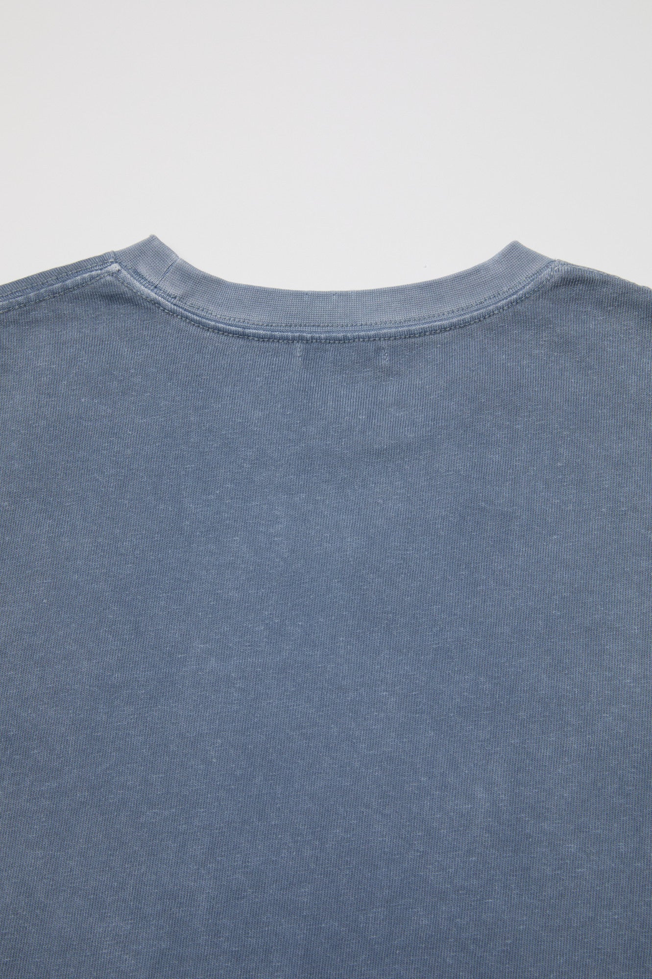 Coor - Damaged Color Dyed Crop T-Shirt (Washed Blue) product image 6 | TRAB K-Fashion Australia