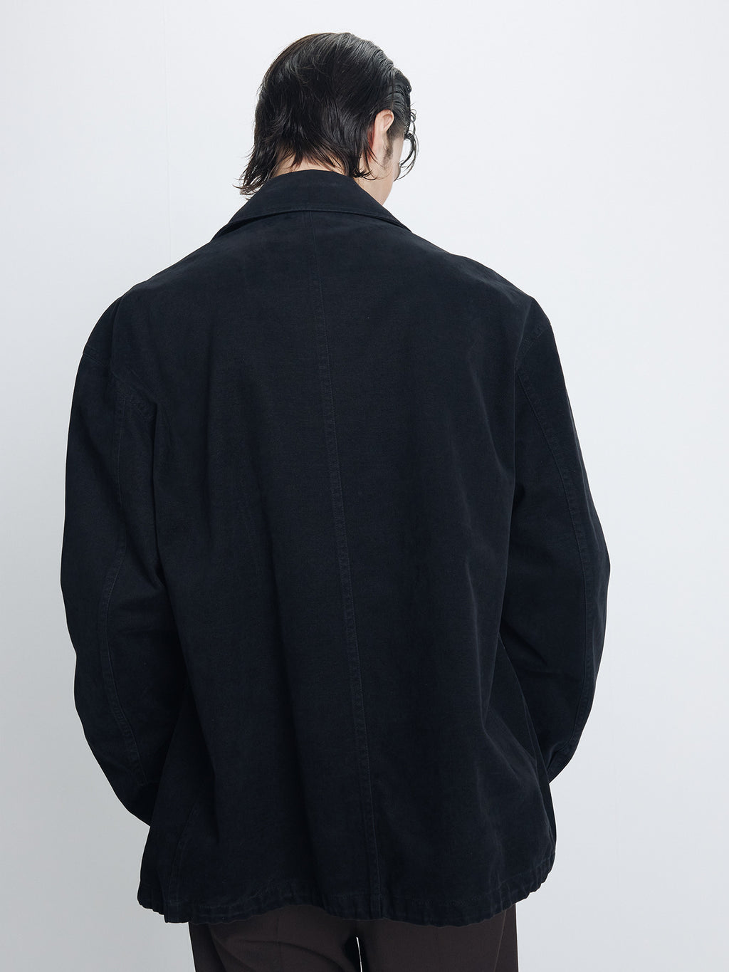 Tonywack - Brushed Cotton Barn Jacket (Black) product image 7 | TRAB K-Fashion Australia