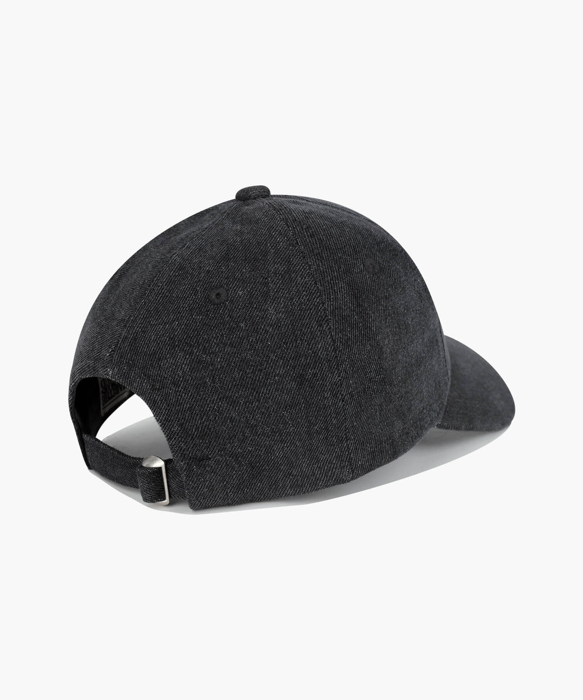 Marithe & Francois Girbaud - Denim Washing Small Classic Logo Covered Cap (Washed Black) product image 2 | TRAB K-Fashion Australia