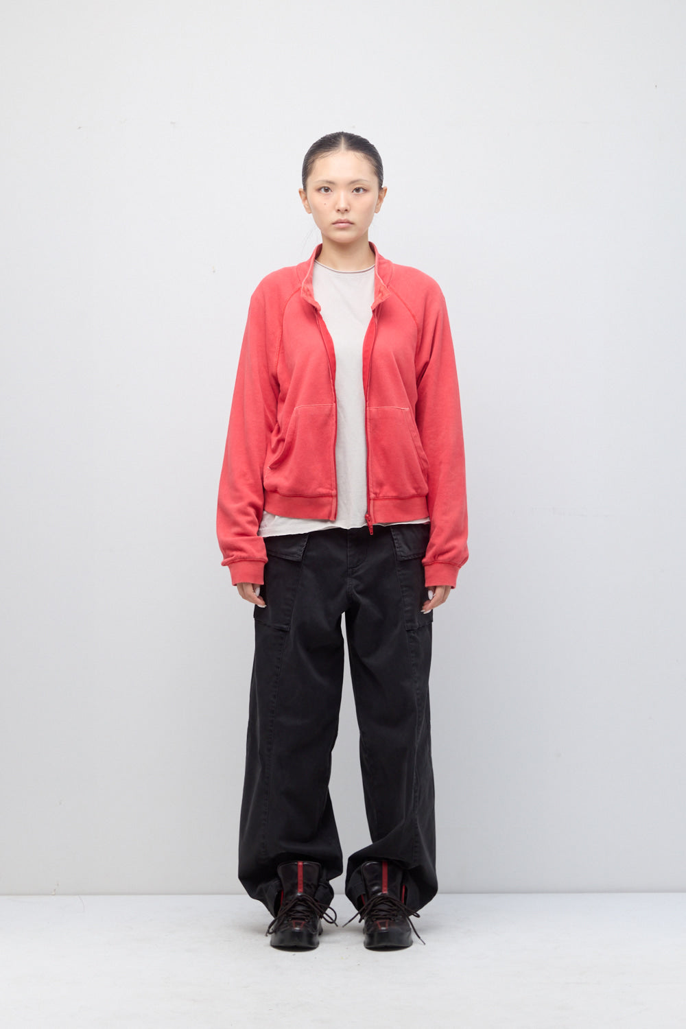 Hatchingroom - VTG Harrington Cardigan (Bleached Red) product image 4 | TRAB K-Fashion Australia