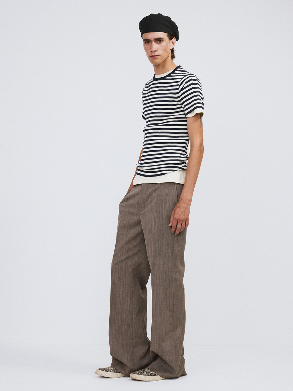 Recto - Marina Summer Knit Top (Navy) product image 2 | TRAB K-Fashion Australia