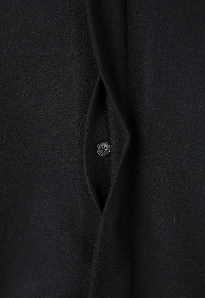 Tonywack - Virgin Wool Hidden Placket Shirt (Black) product image 11 | TRAB K-Fashion Australia