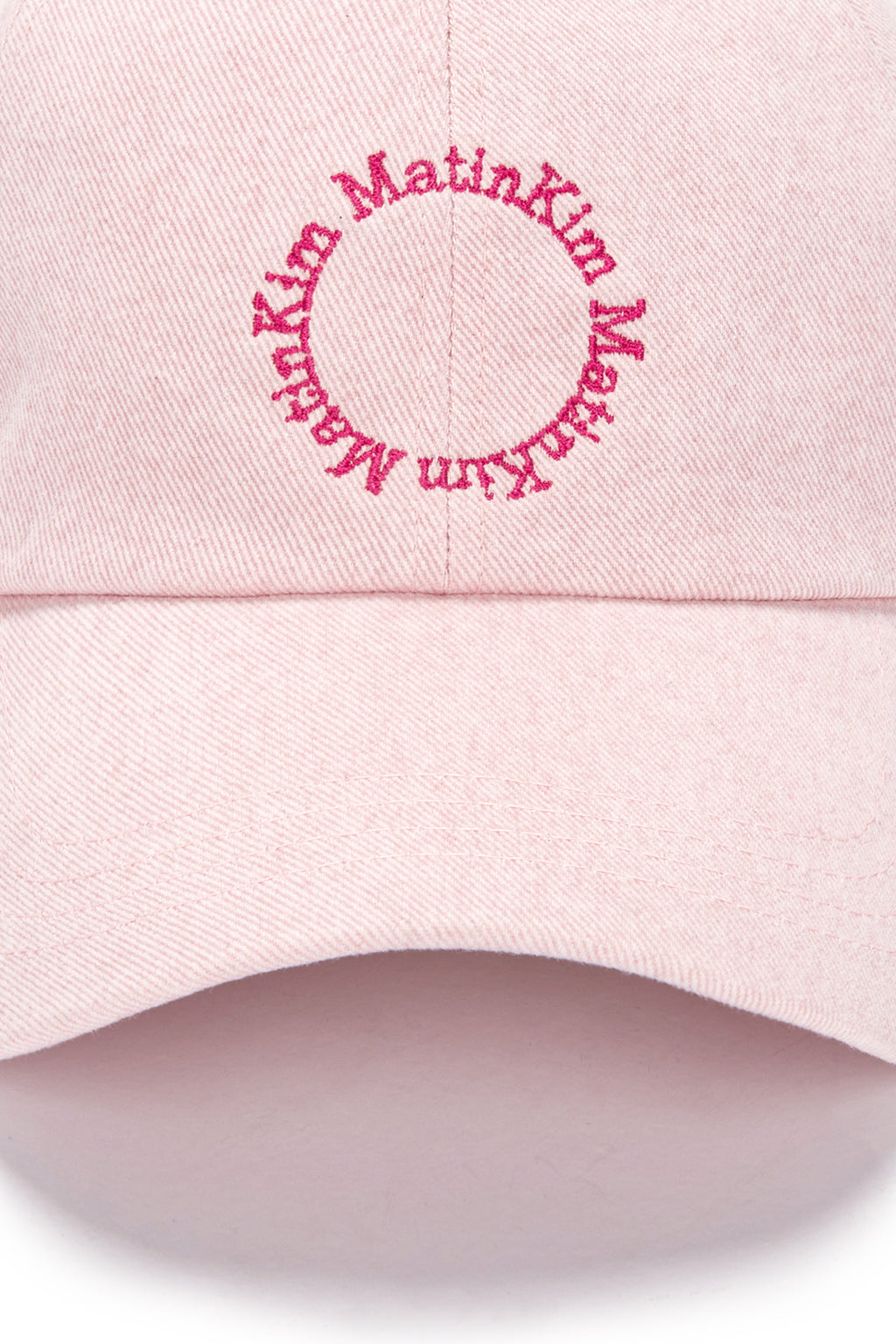 Matin Kim - Macaron Logo Ball Cap (Light Pink) product image 4 | TRAB K-Fashion Australia