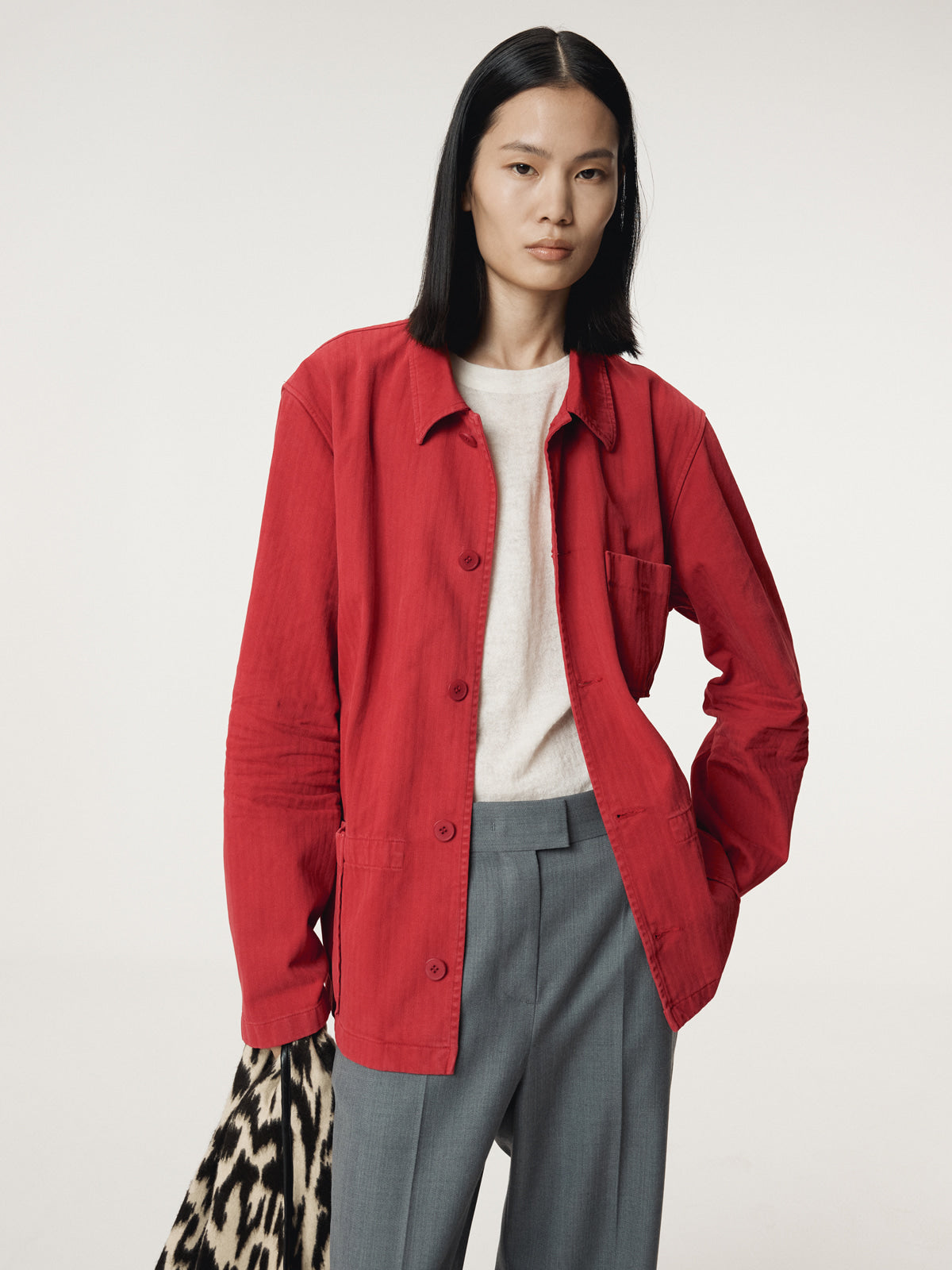 Recto - Garment Dyed Work Jacket (Red) product image 7 | TRAB K-Fashion Australia