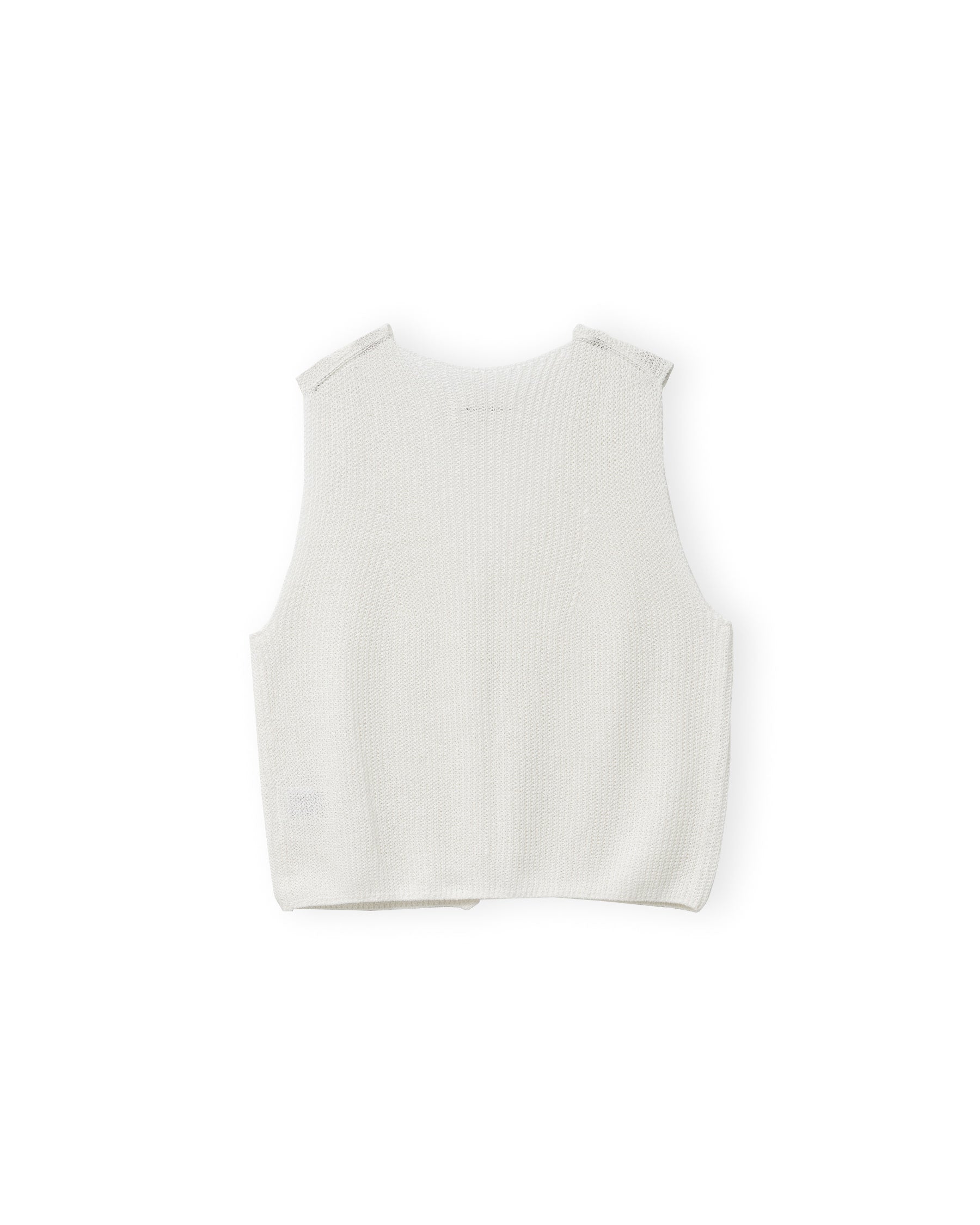 Brownyard - Paper Cotton Knit Vest (Ivory) product image 4 | TRAB K-Fashion Australia