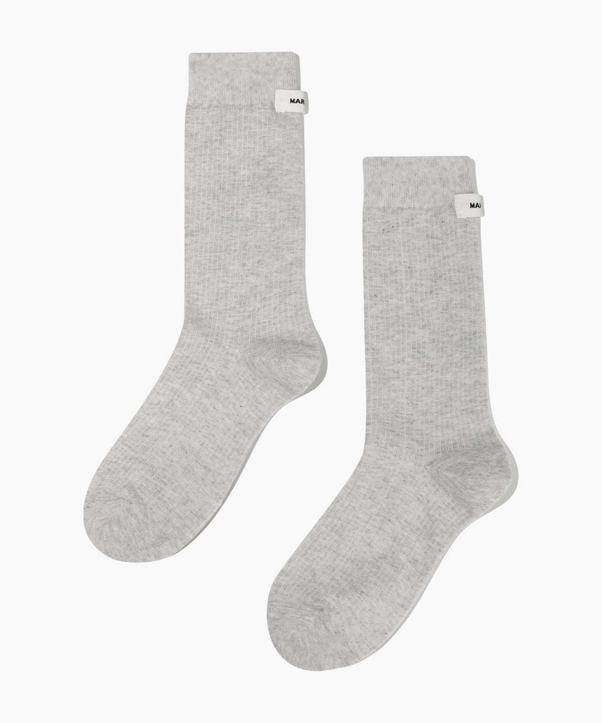 Marithe & Francois Girbaud - Basic Middle Socks (Light Heather Gray) product image 1 | TRAB K-Fashion Australia