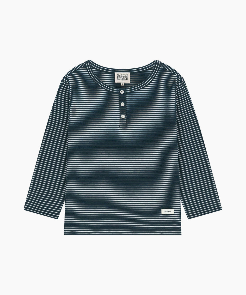 Marithe & Francois Girbaud - Basic Henley Neck 3/4 Sleeve (Navy) product image 5 | TRAB K-Fashion Australia