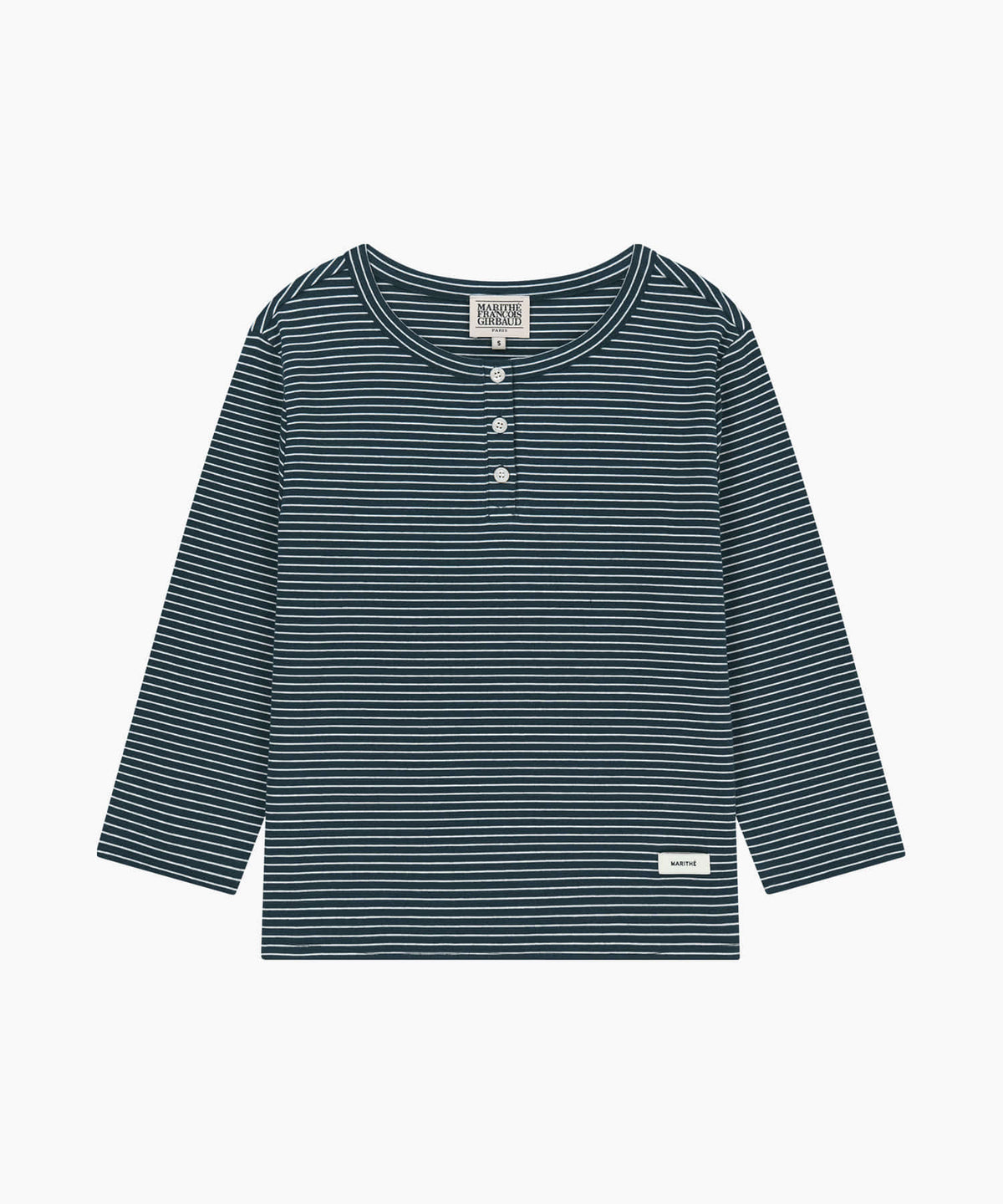 Marithe & Francois Girbaud - Basic Henley Neck 3/4 Sleeve (Navy) product image 5 | TRAB K-Fashion Australia