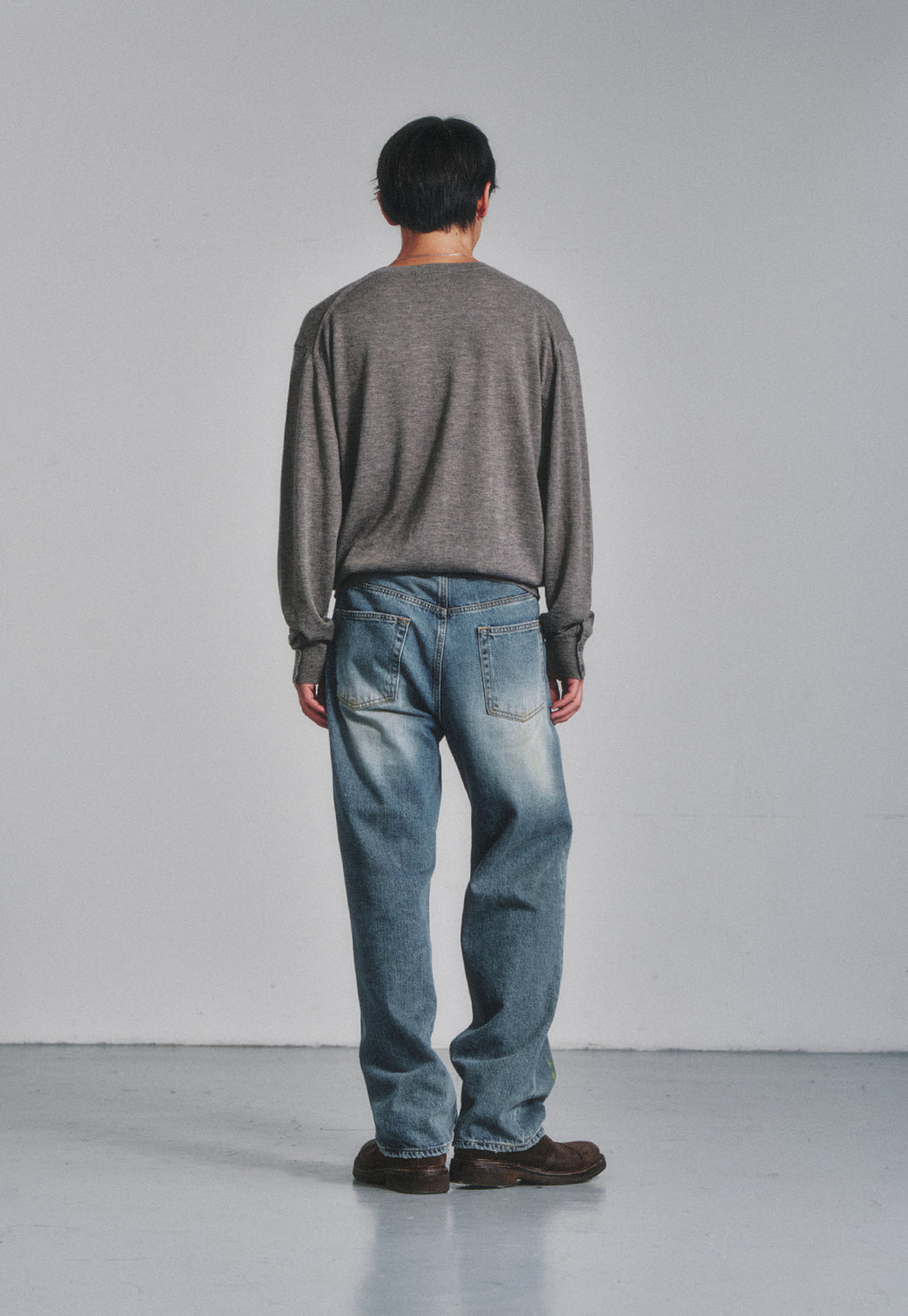 Art if acts - Liam Henley Sweater (Wood Grey) product image 4 | TRAB K-Fashion Australia