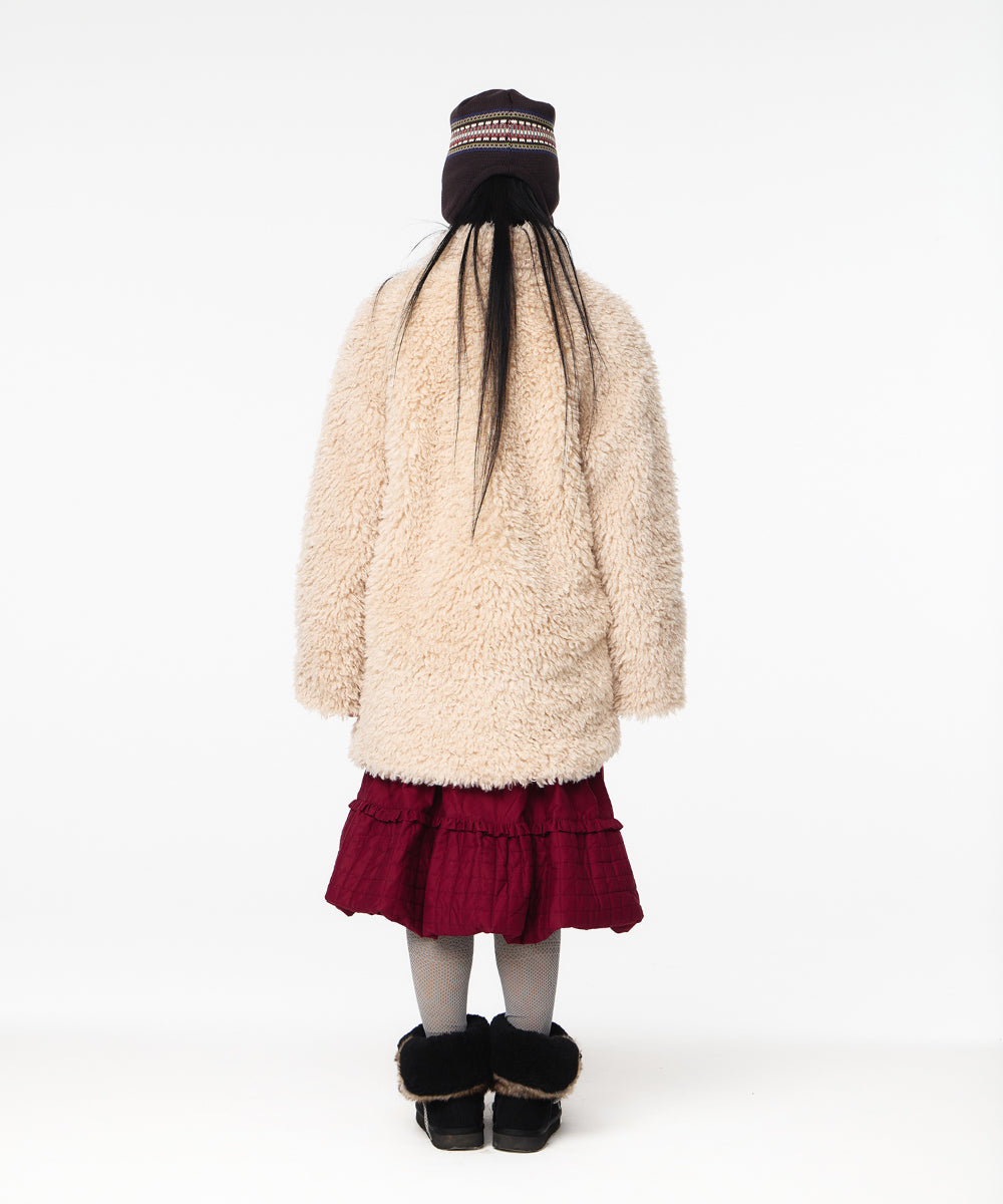 Coyseio - Soft Fur Coat (Light Beige) product image 10 | TRAB K-Fashion Australia