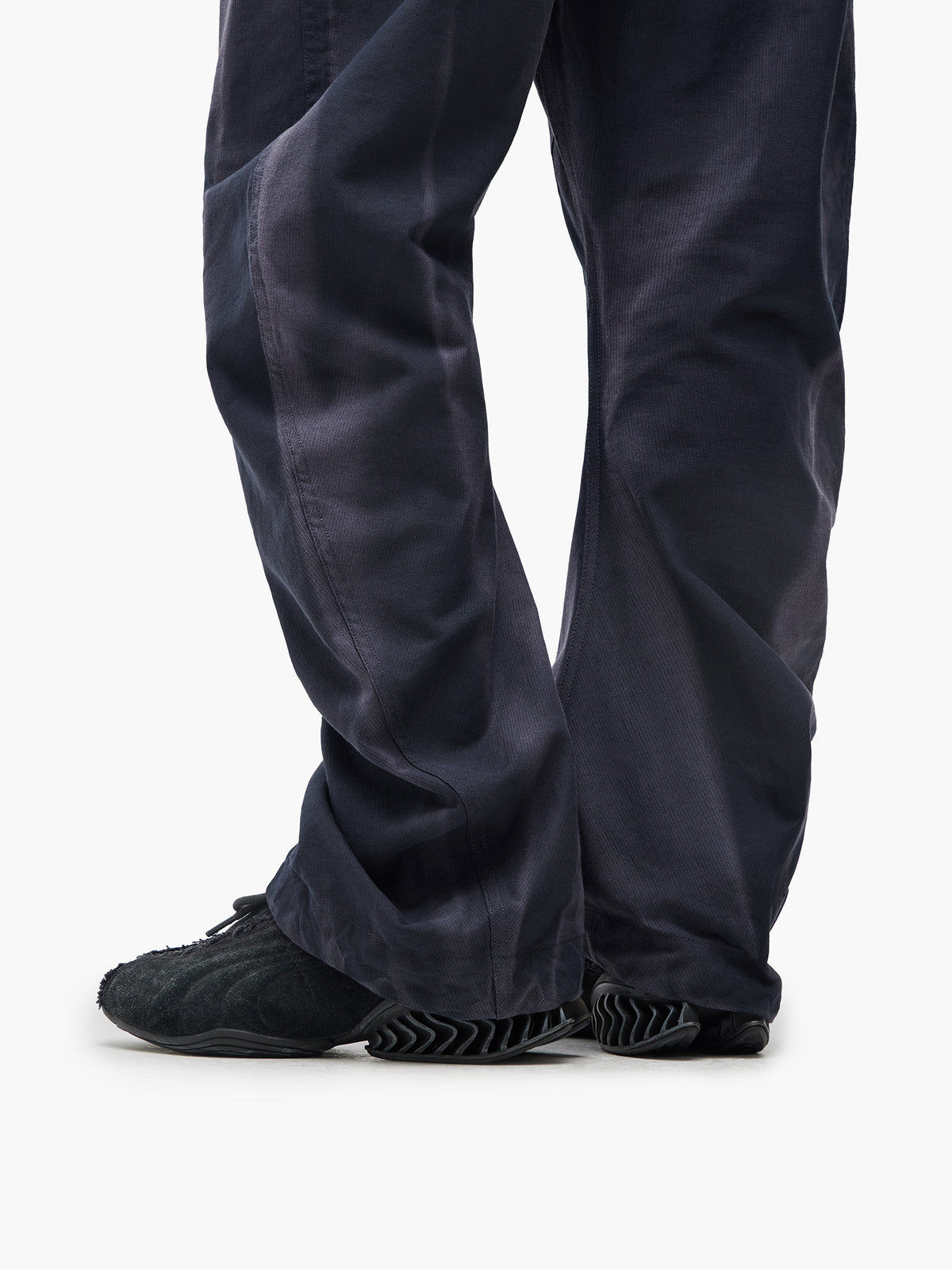 Jiyong Kim - Sun-Bleached Twisted Trousers (Navy) product image 8 | TRAB K-Fashion Australia