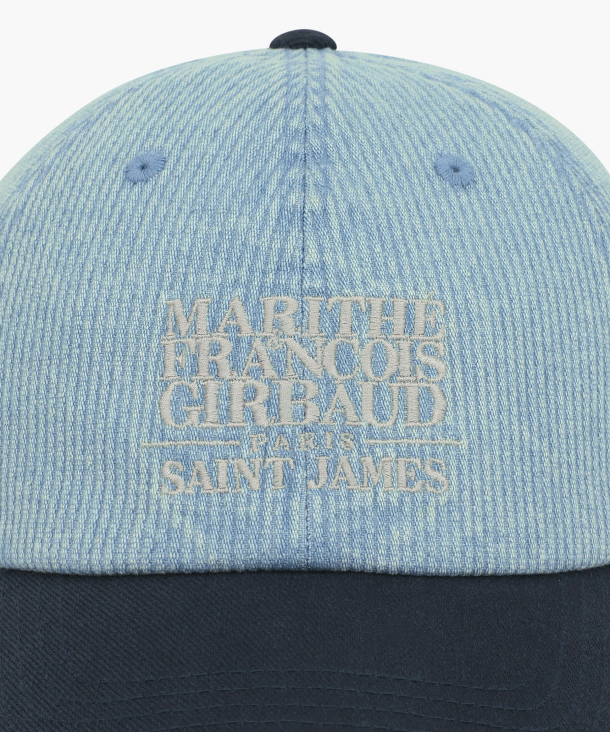 Marithe & Francois Girbaud - Marithe X Saint James Ball Cap (Vintage Blue) product image 3 | TRAB K-Fashion Australia
