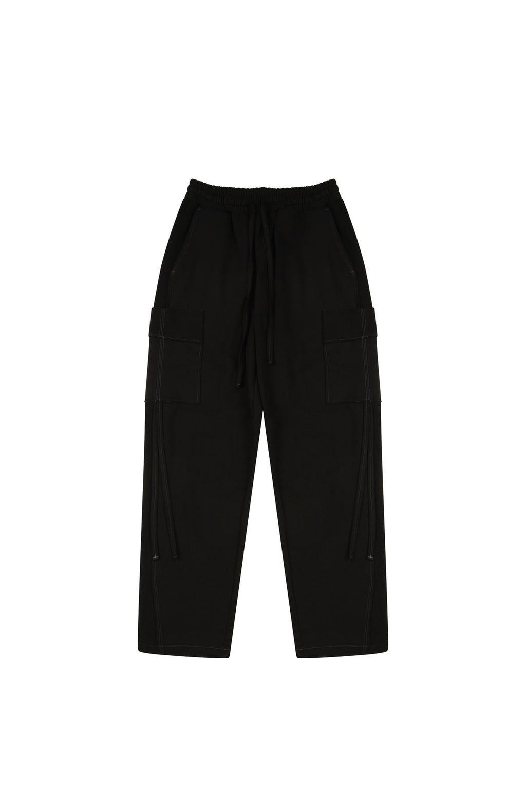 Matin Kim - Worker Cargo Pants (Black) product image 1 | TRAB K-Fashion Australia