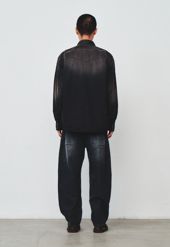 Art if acts - Vintage Western Shirt (Faded Black) product image 3 | TRAB K-Fashion Australia