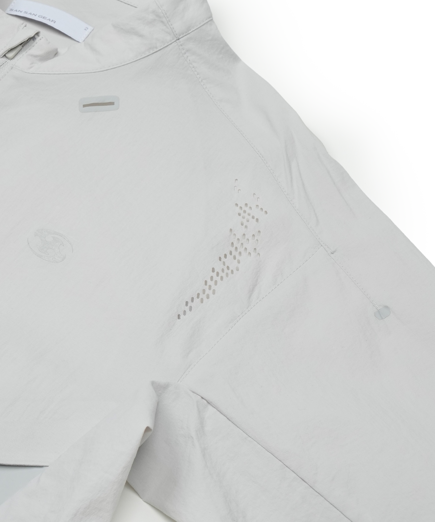 San San Gear - Laser Weld Jacket (Light Grey) product image 6 | TRAB K-Fashion Australia