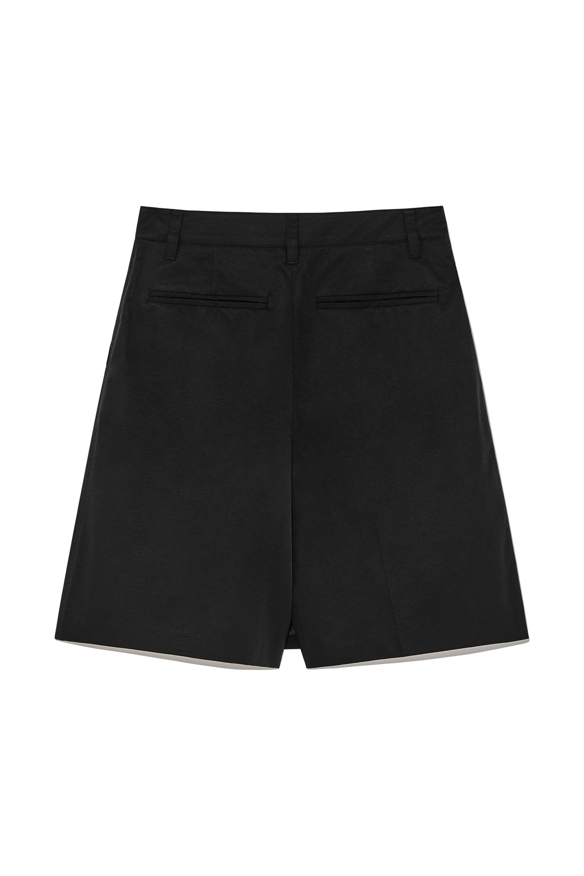 Matin Kim - Bermuda Wrap Skirt Pants (Black) product image 2 | TRAB K-Fashion Australia