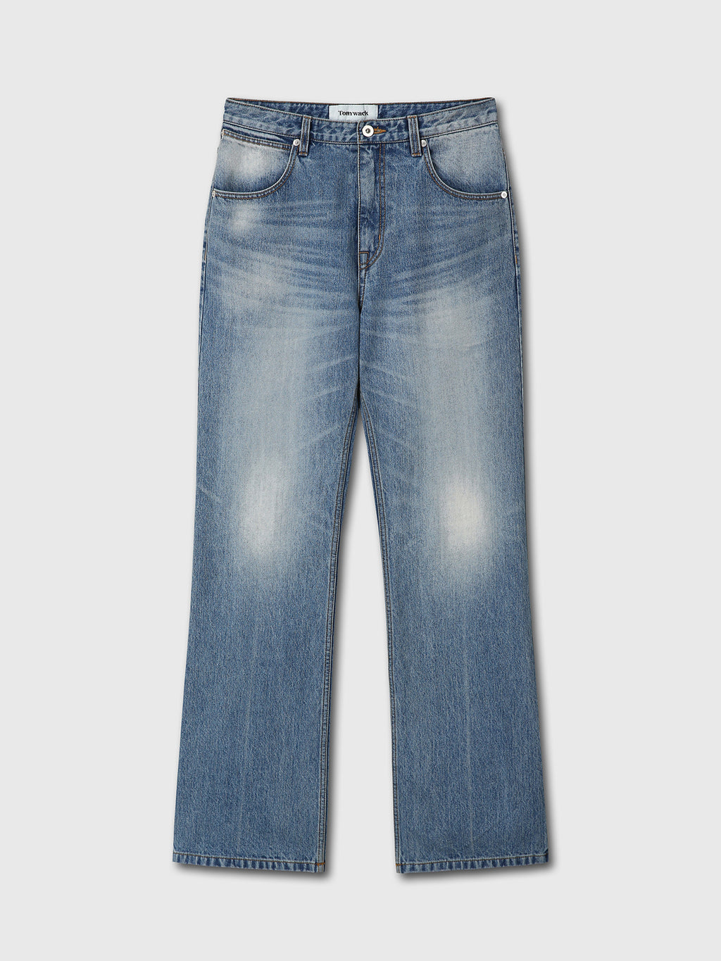 Tonywack - Flared-Leg Denim Jeans (Washed Blue) product image 8 | TRAB K-Fashion Australia