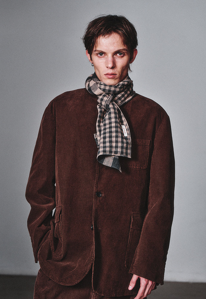 Art if acts - Garment Washed 3 Button Corduroy Blazer (Vintage Brown) product image 5 | TRAB K-Fashion Australia