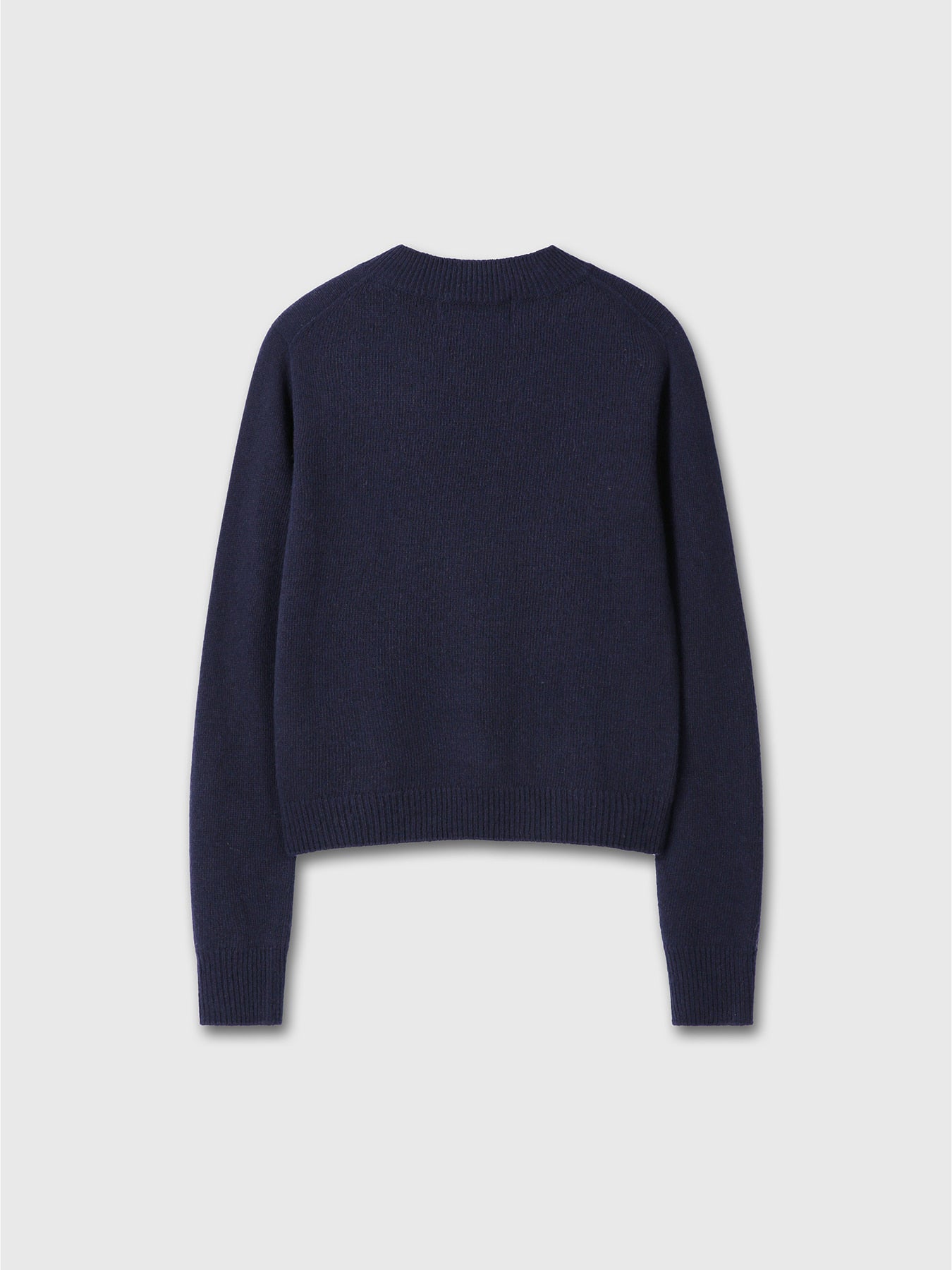 Tonywack - Cropped V-Neck Wool Sweater (Navy) product image 9 | TRAB K-Fashion Australia