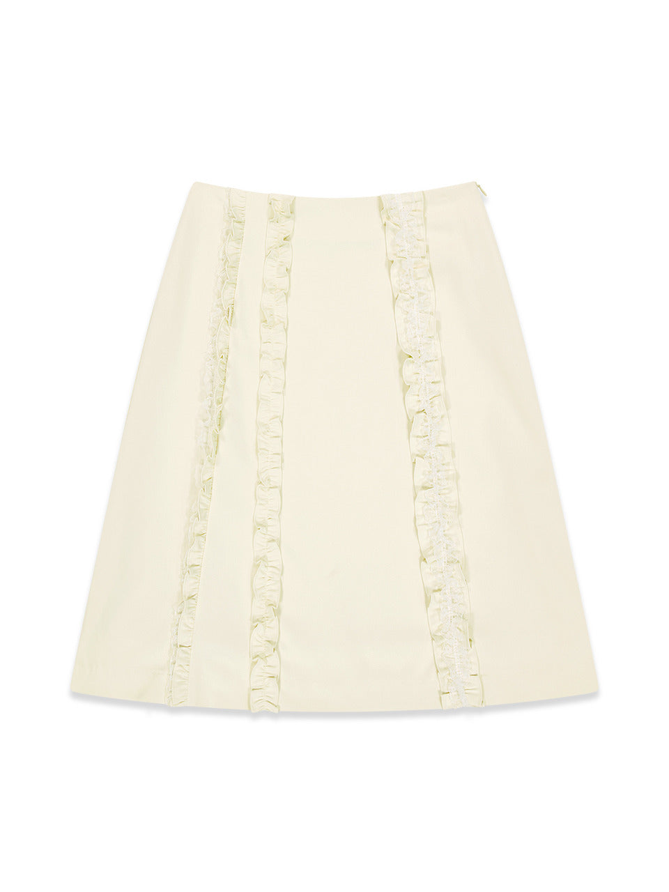 Margarin Fingers - Lace Ruffle Skirt (Cream) product image 2 | TRAB K-Fashion Australia