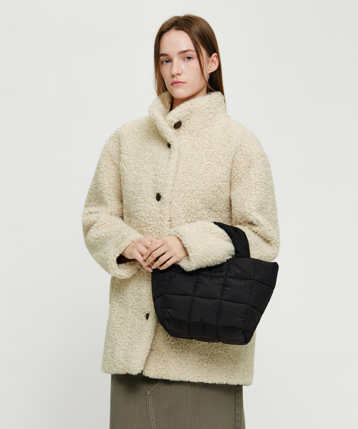 Marithe & Francois Girbaud - Classic Logo Padding Bag (Black) product image 6 | TRAB K-Fashion Australia