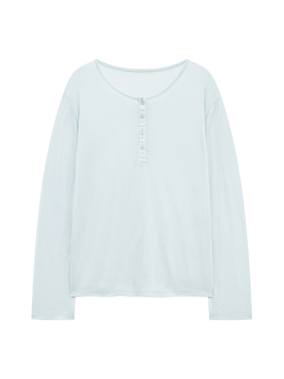 Margarin Fingers - Henry Neck Long Sleeve Top (Mint) product image 2 | TRAB K-Fashion Australia
