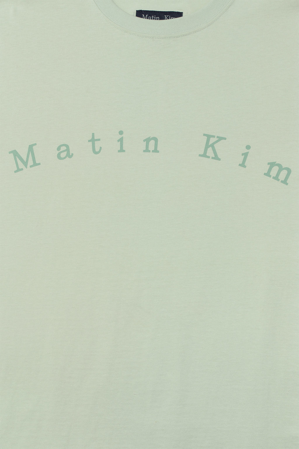 Matin Kim - Minimal Arch Logo Top (Mint) product image 4 | TRAB K-Fashion Australia