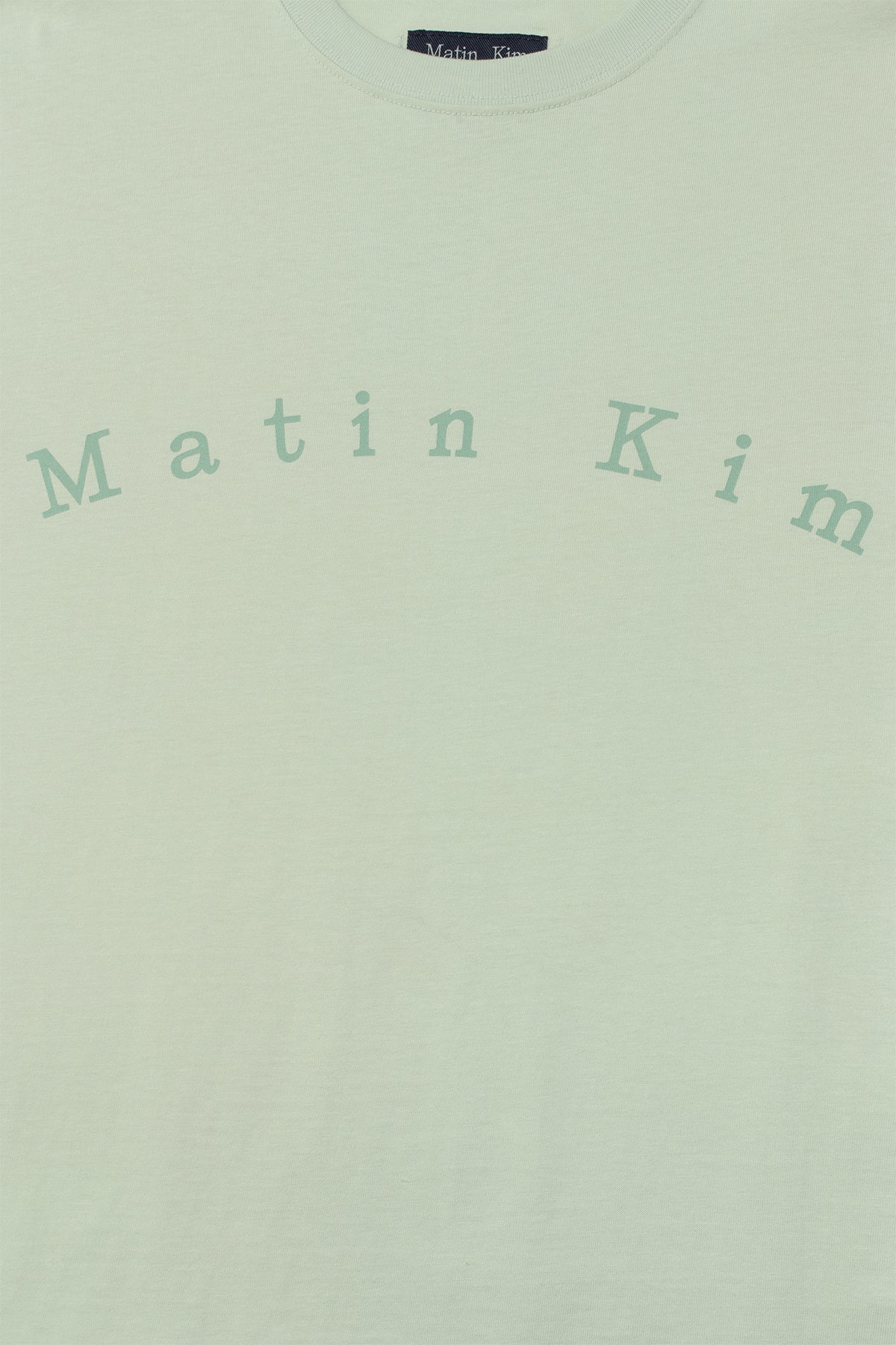 Matin Kim - Minimal Arch Logo Top (Mint) product image 4 | TRAB K-Fashion Australia