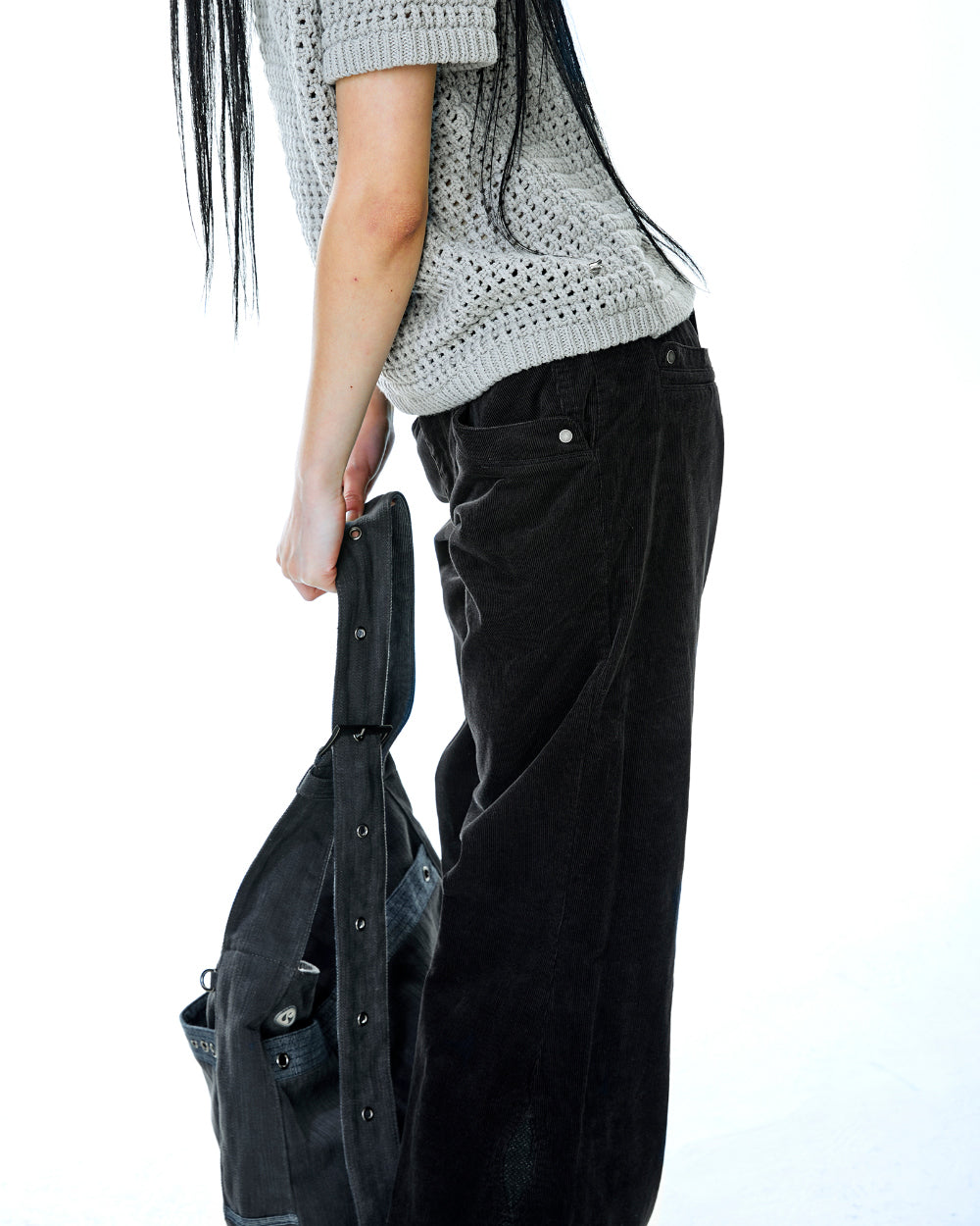 Coyseio - Poing Half Knit (Grey) product image 8 | TRAB K-Fashion Australia