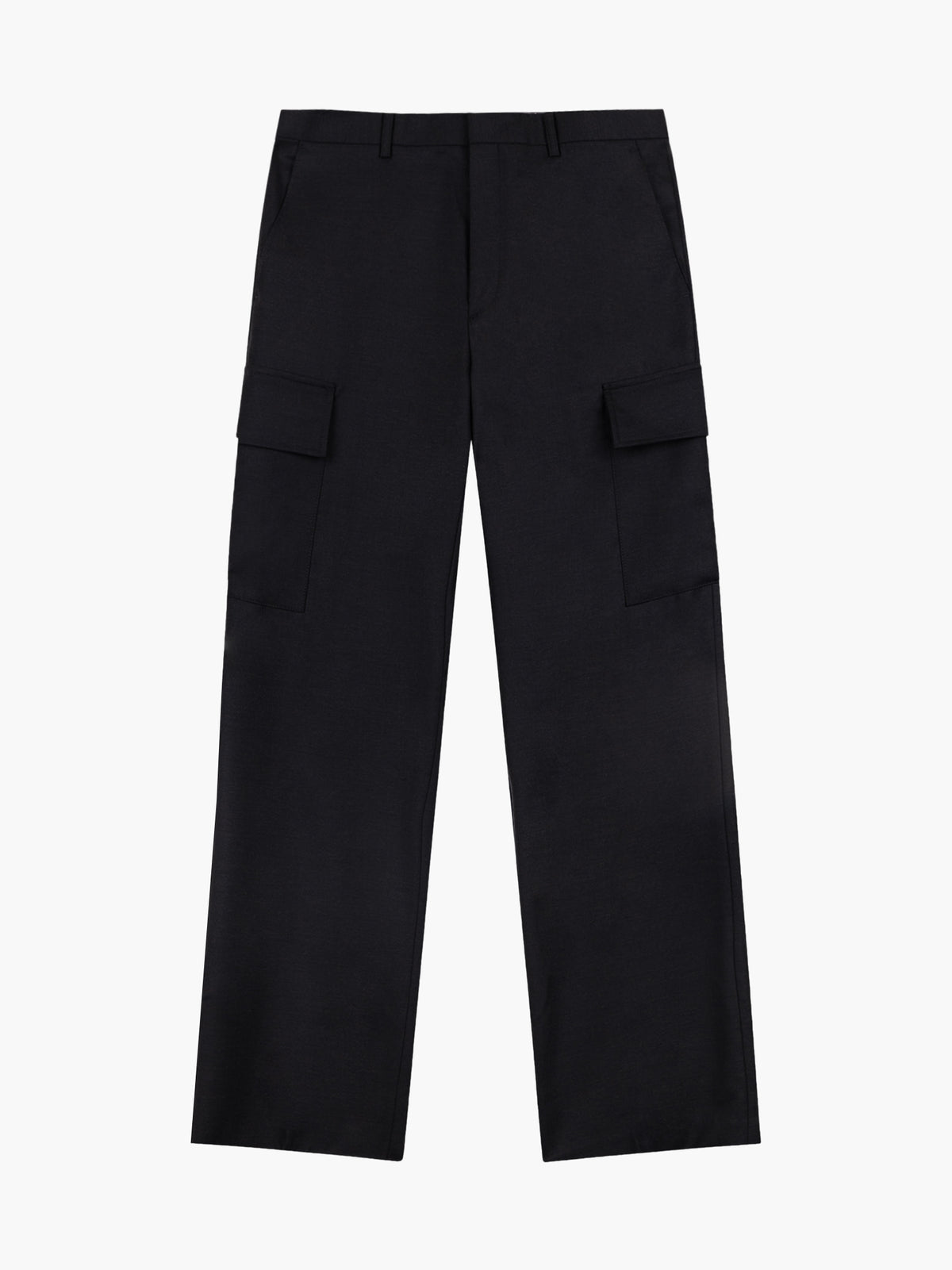 Jiyong Kim - Super Fine Wool Tailored Trousers (Black) product image 8 | TRAB K-Fashion Australia