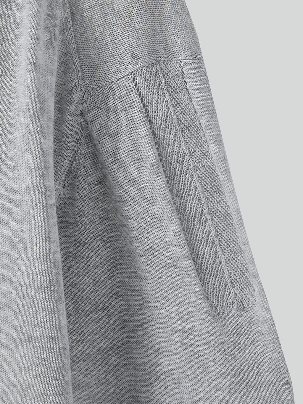Recto - Loose Fit Knit Top (Light Grey) product image 7 | TRAB K-Fashion Australia