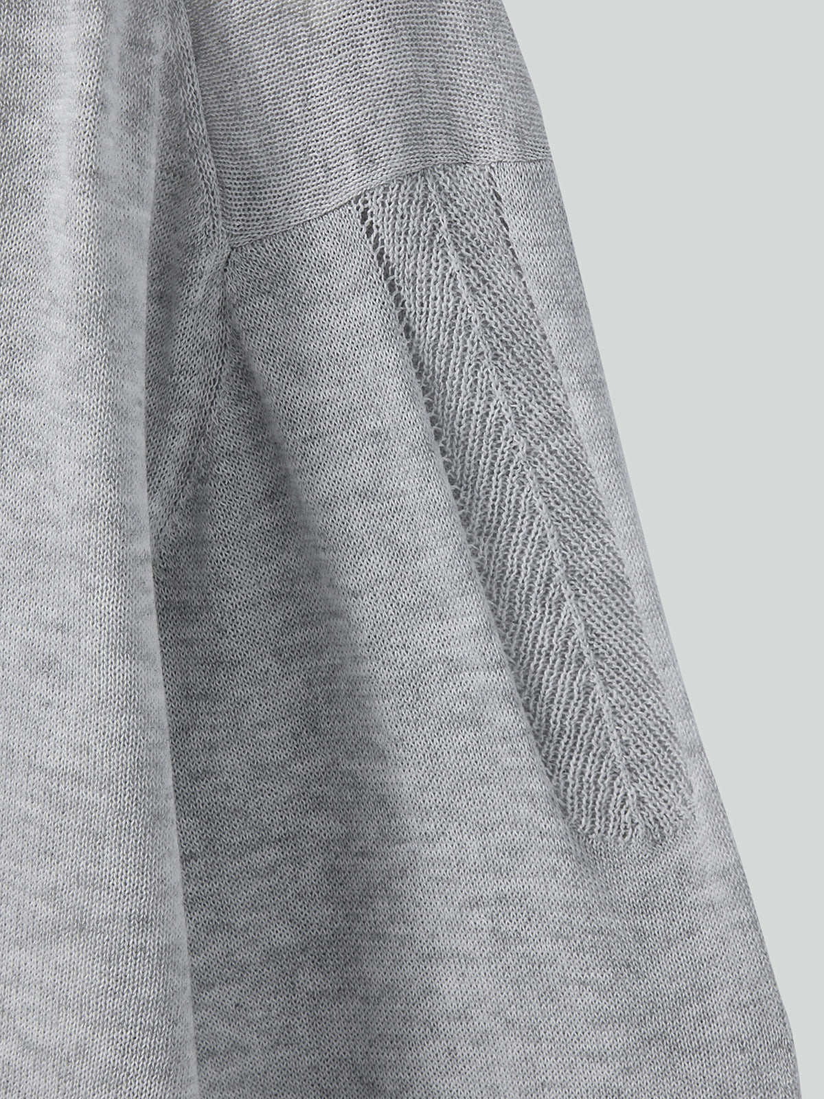 Recto - Loose Fit Knit Top (Light Grey) product image 7 | TRAB K-Fashion Australia