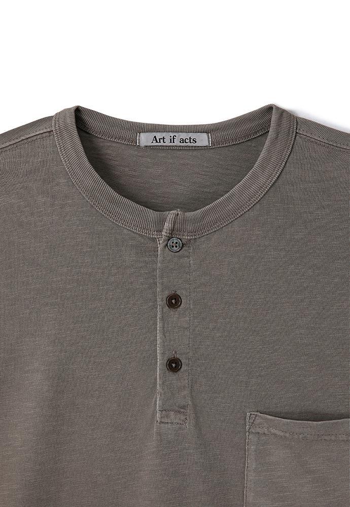 Art if acts - Henley S/S Tee (Mud Brown) product image 9 | TRAB K-Fashion Australia