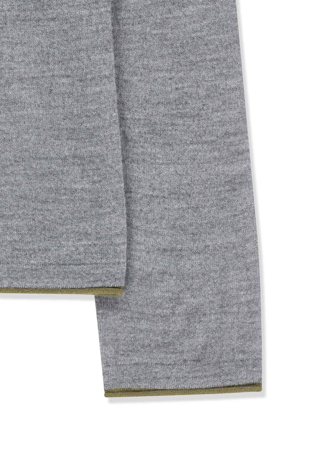 Matin Kim - Matin Sleeve Graphic Sheer Knit Pullover (Grey) product image 4 | TRAB K-Fashion Australia