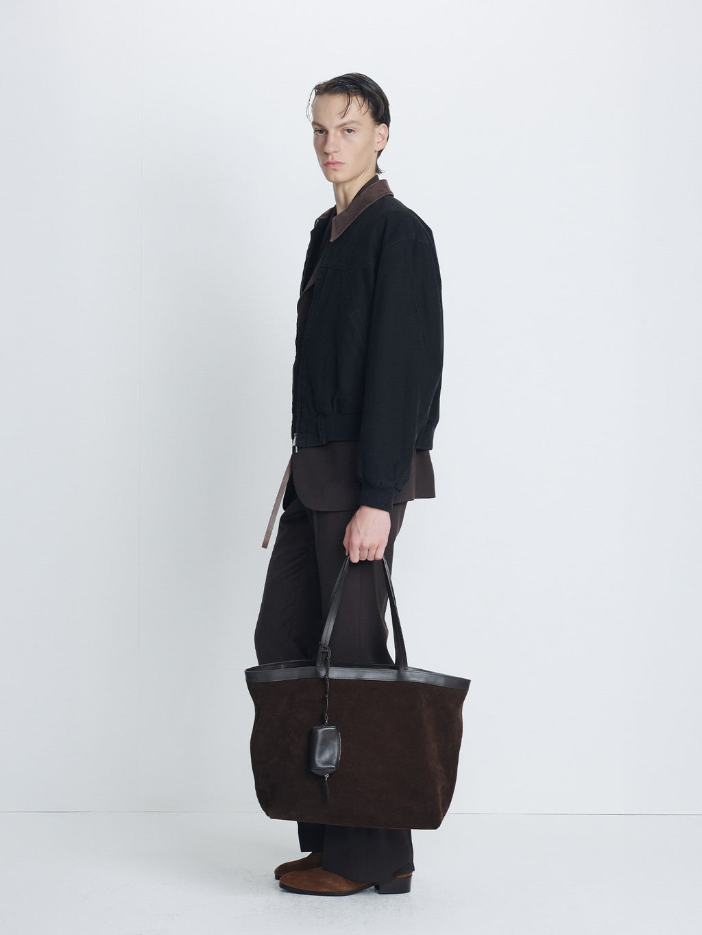 Tonywack - Garment Washed Western Bomber (Faded Black) product image 1 | TRAB K-Fashion Australia