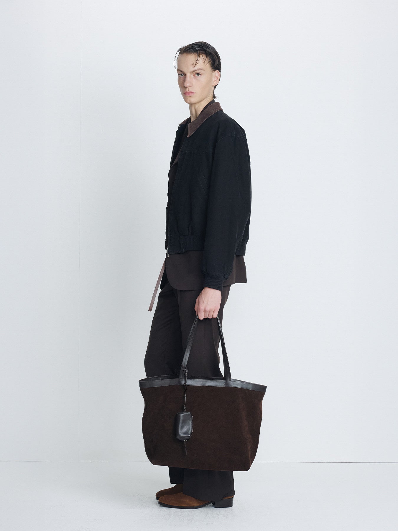 Tonywack - Garment Washed Western Bomber (Faded Black) product image 1 | TRAB K-Fashion Australia