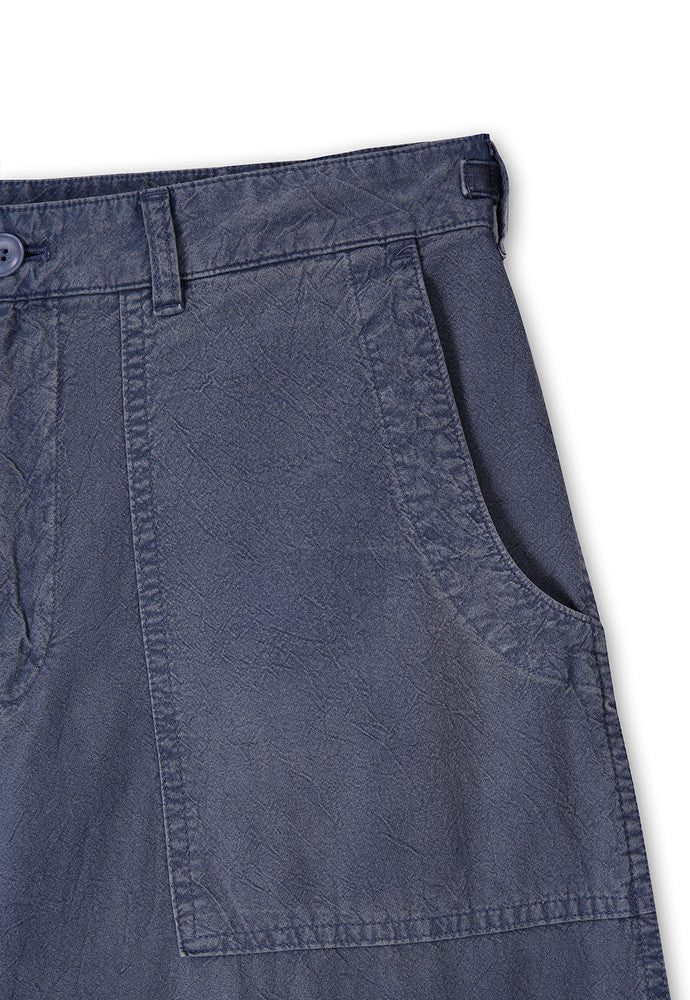 Art if acts - Garment Dyed Curved Fatigue Trousers (French Blue) product image 9 | TRAB K-Fashion Australia