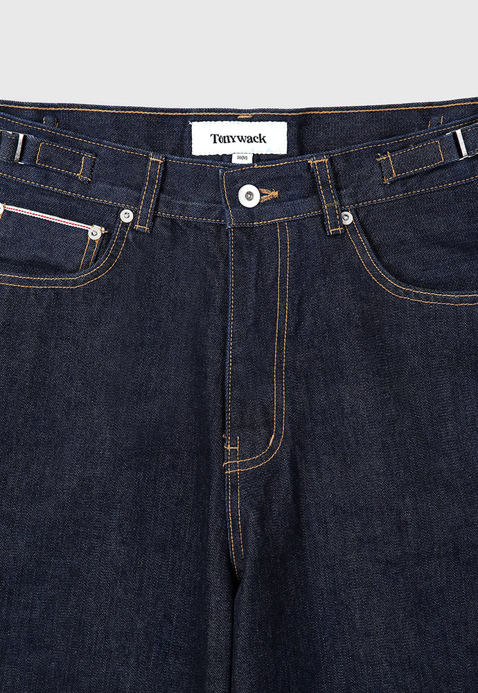 Tonywack - Wide-Leg Selvedge Denim Jeans (Indigo) product image 11 | TRAB K-Fashion Australia