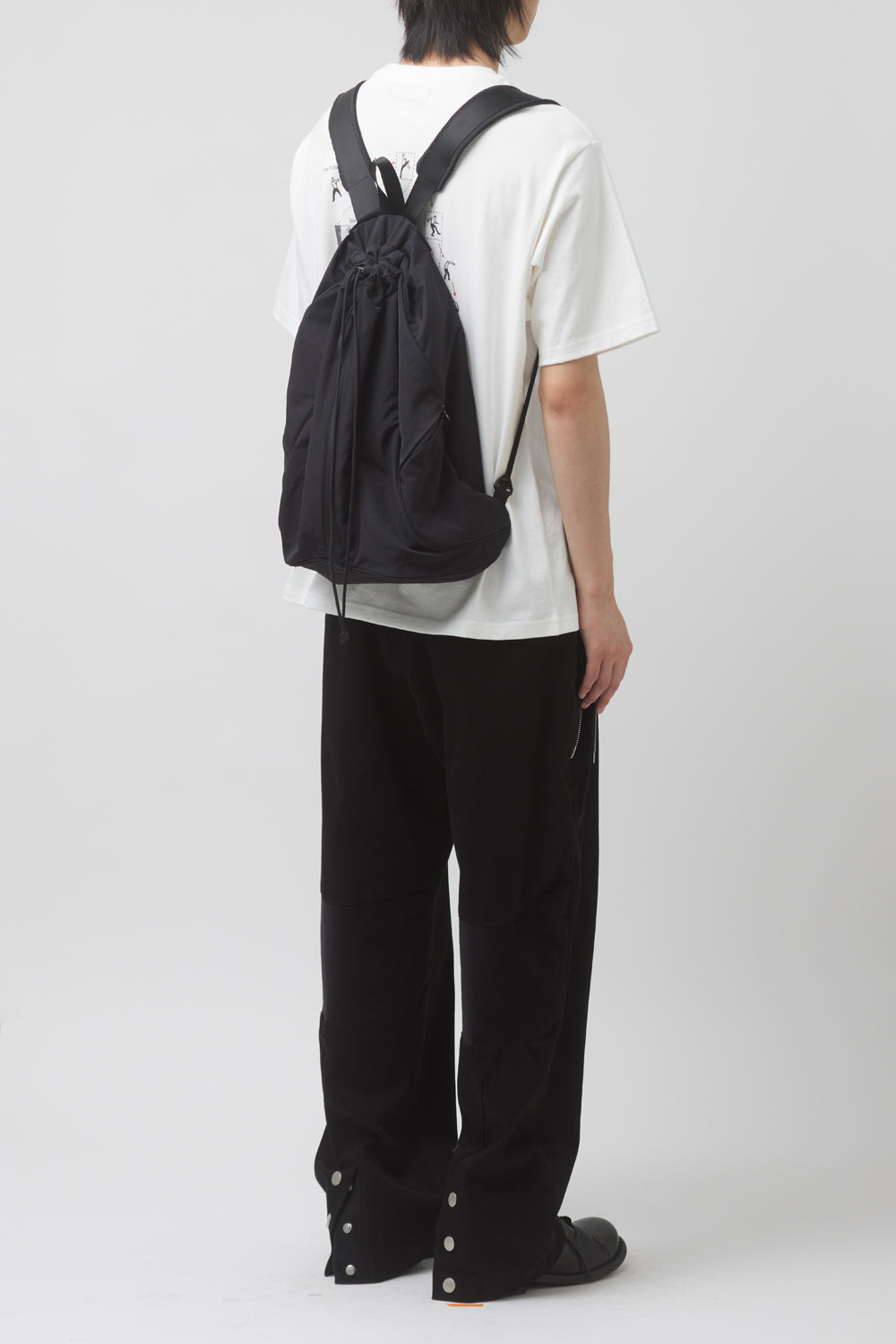 Hatchingroom - String Backpack Nylon (Black) product image 14 | TRAB K-Fashion Australia