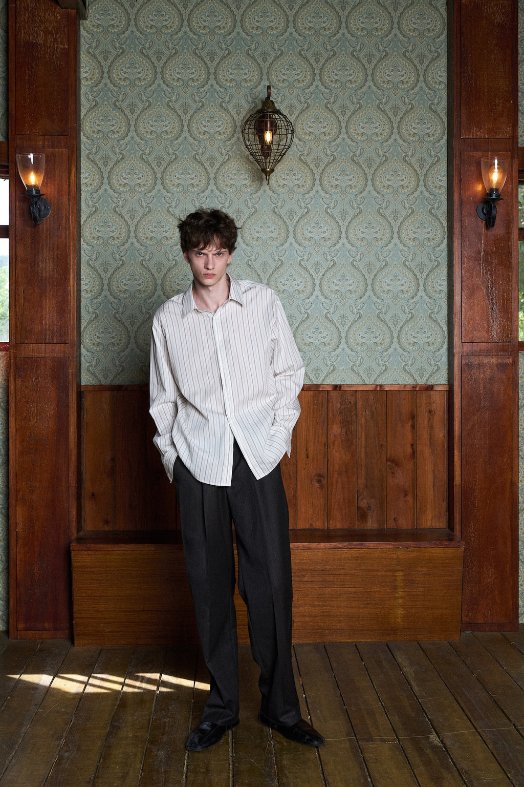 STU - Extra Button Shirt (White) product image 2 | TRAB K-Fashion Australia
