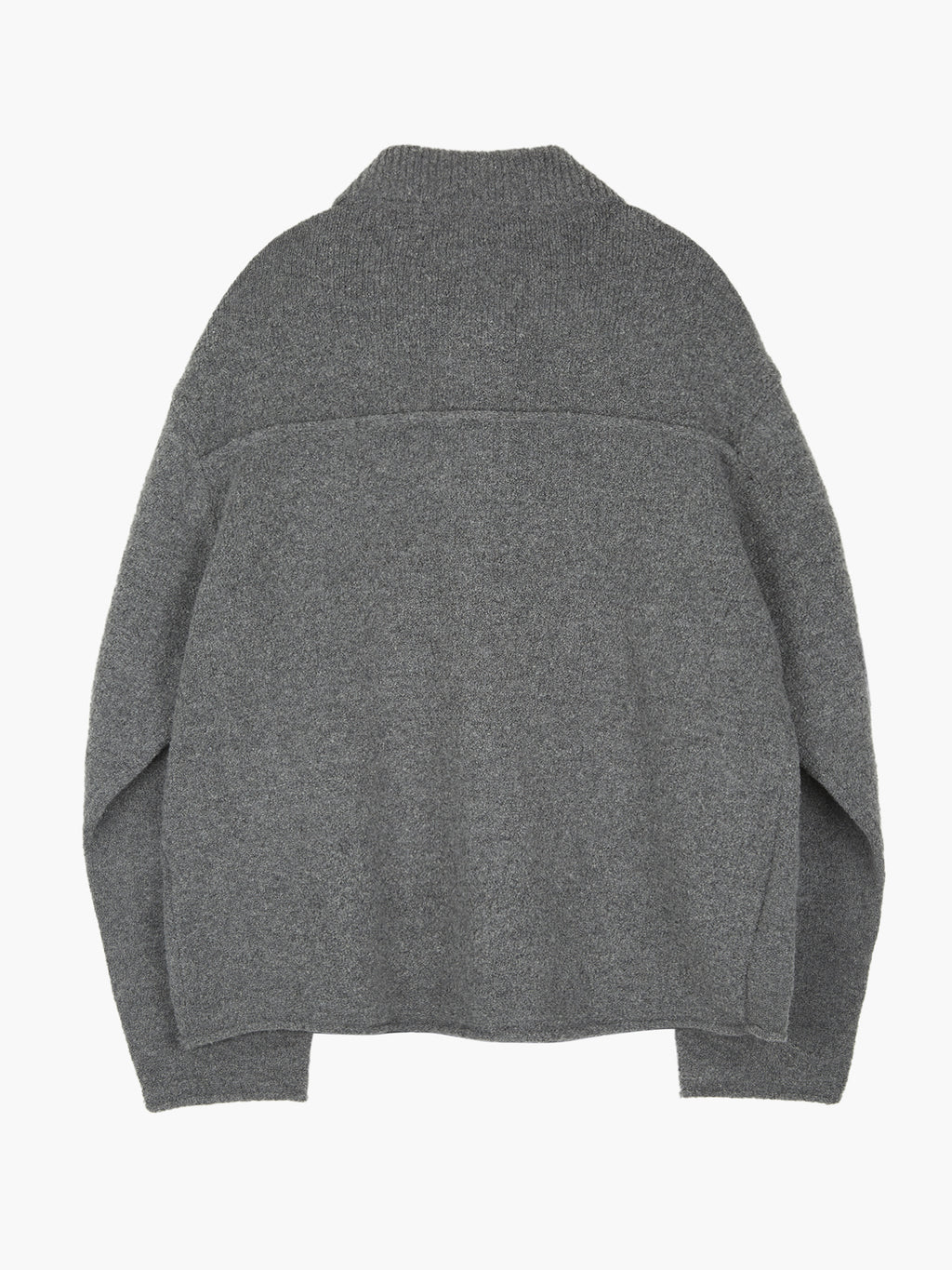 Jiyong Kim - Sun-Bleached Pocket Knit Cardigan (Grey) product image 7 | TRAB K-Fashion Australia
