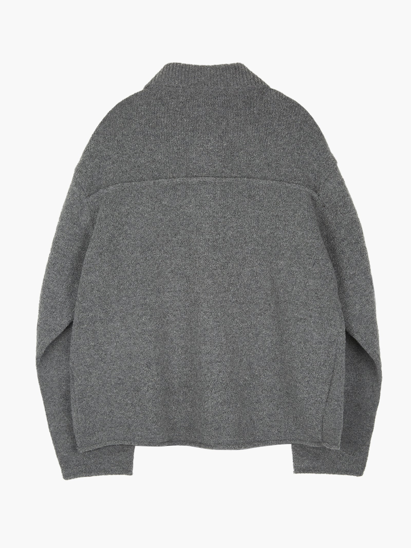 Jiyong Kim - Sun-Bleached Pocket Knit Cardigan (Grey) product image 7 | TRAB K-Fashion Australia